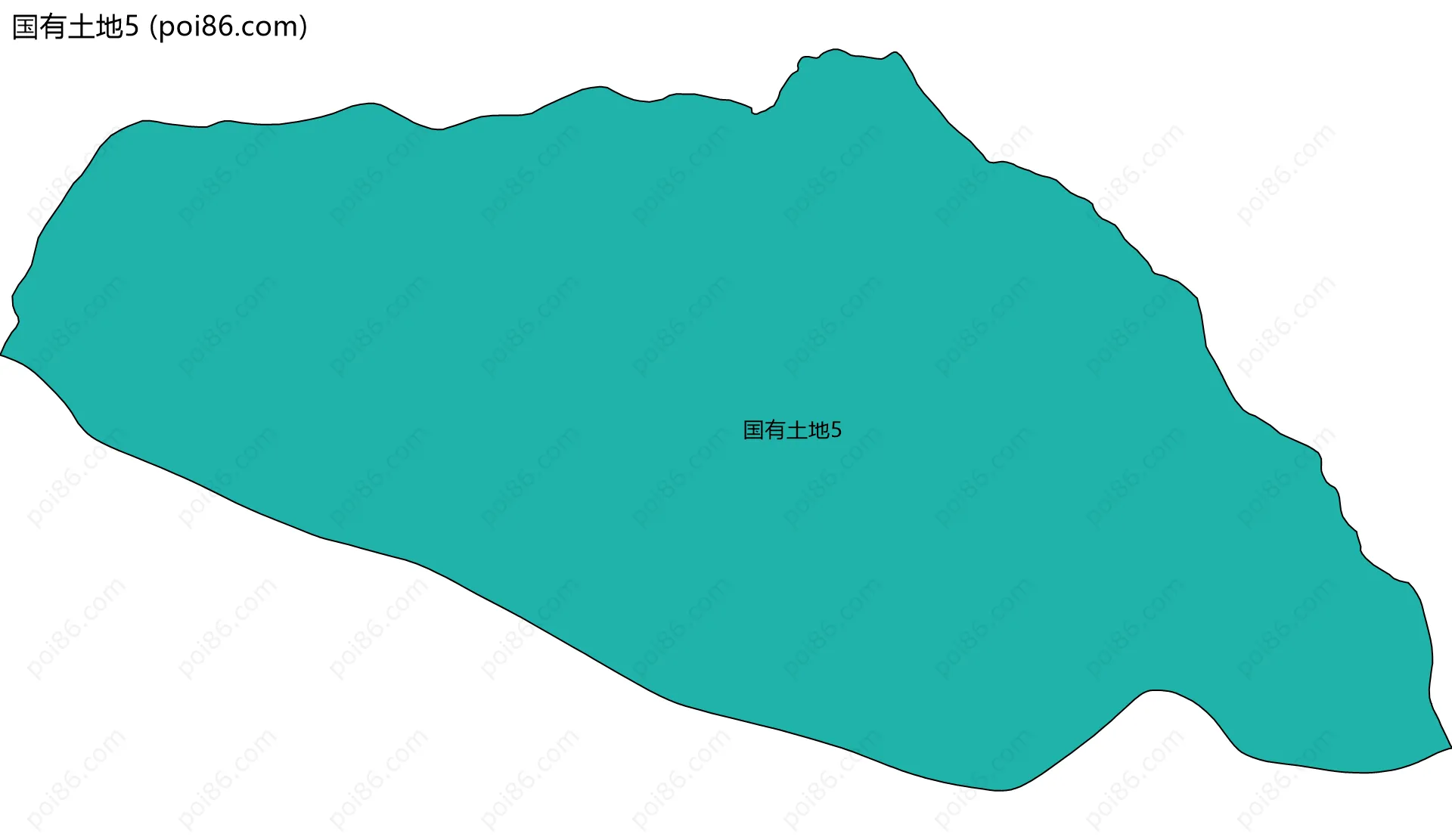 国有土地5边界地图