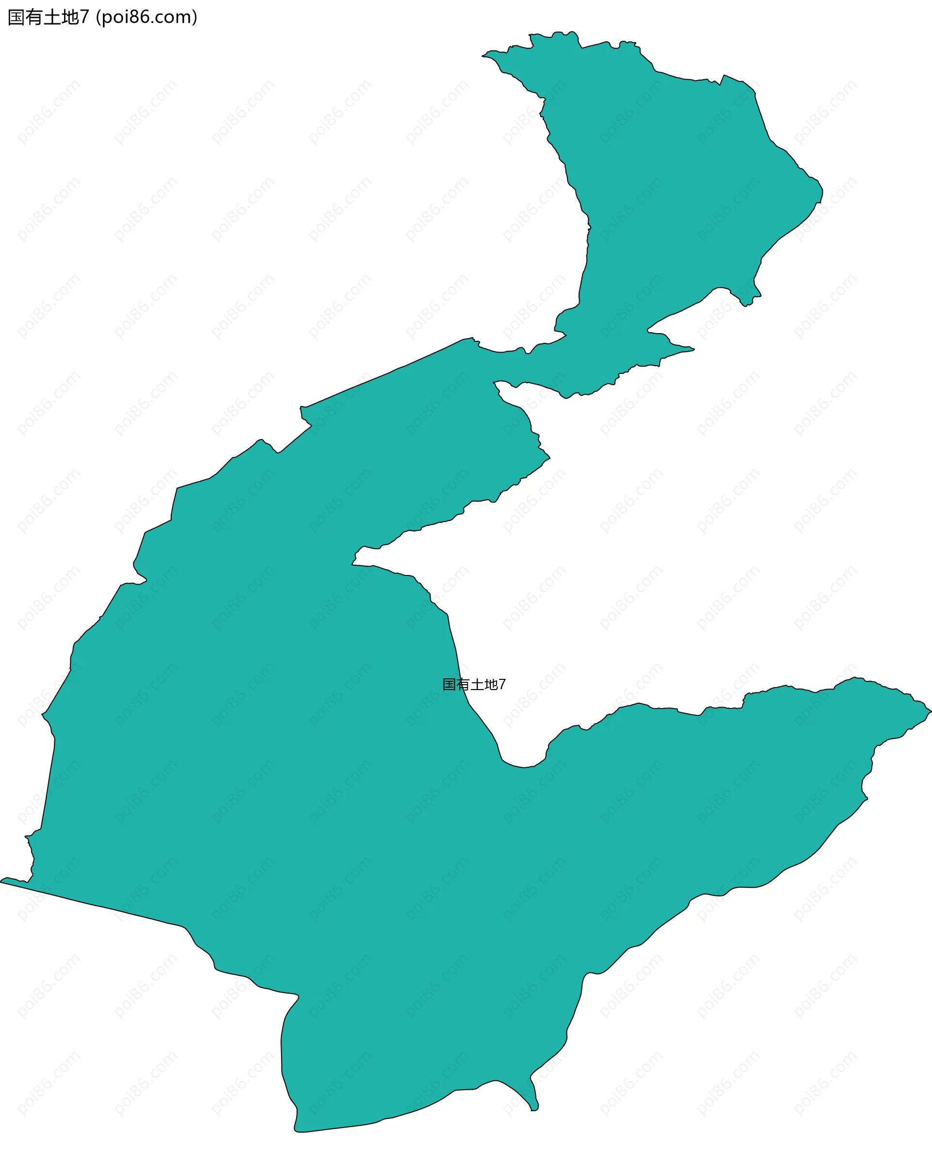 国有土地7边界地图