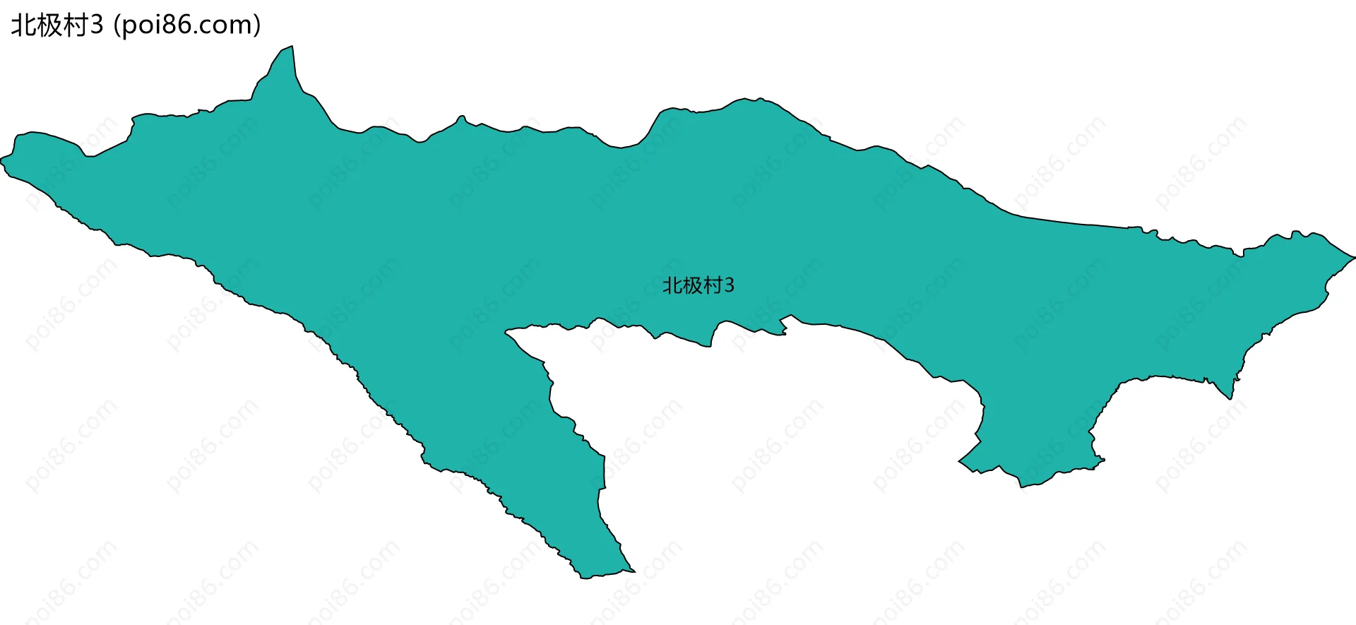 北极村3边界地图