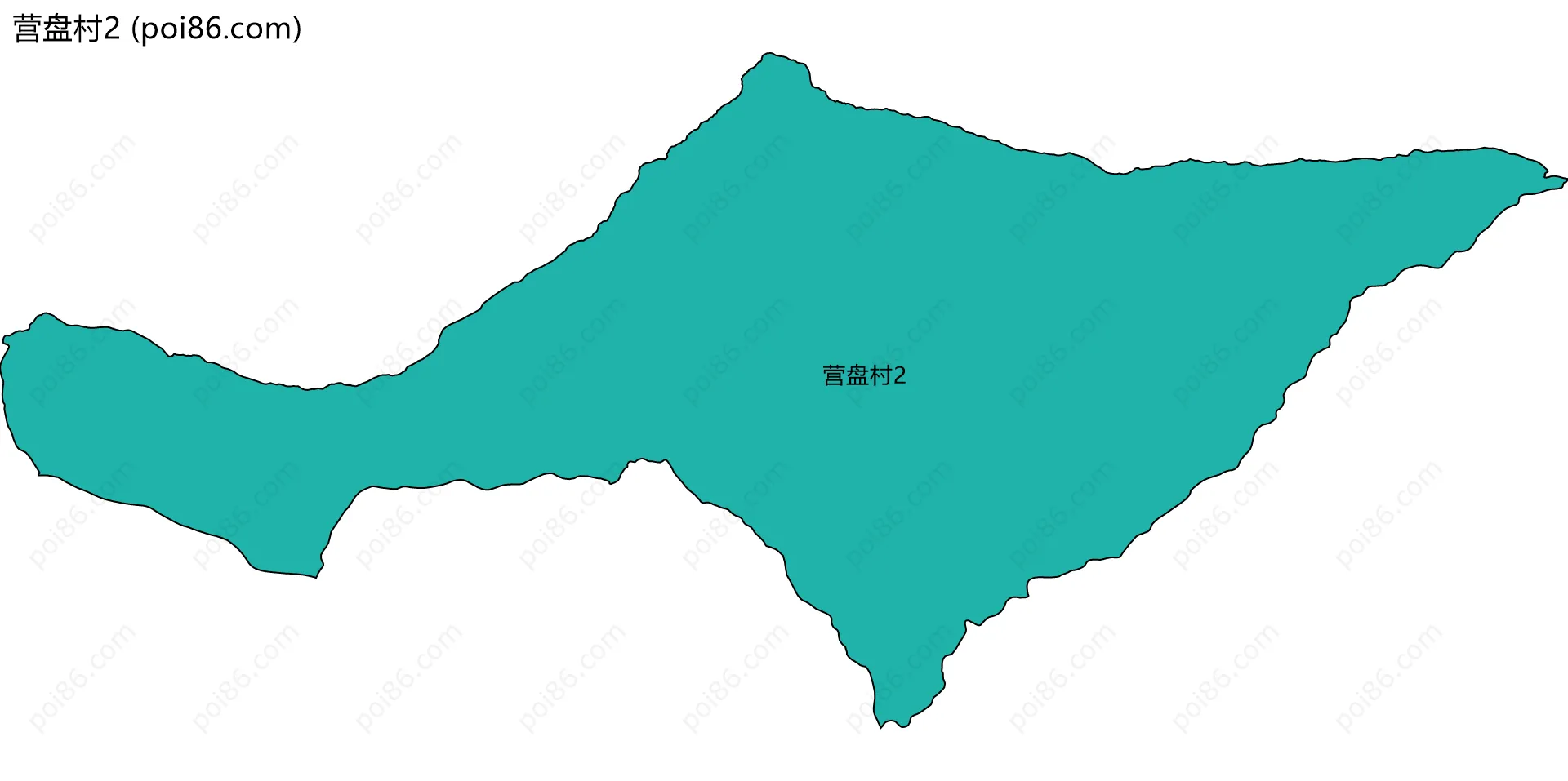 营盘村2边界地图