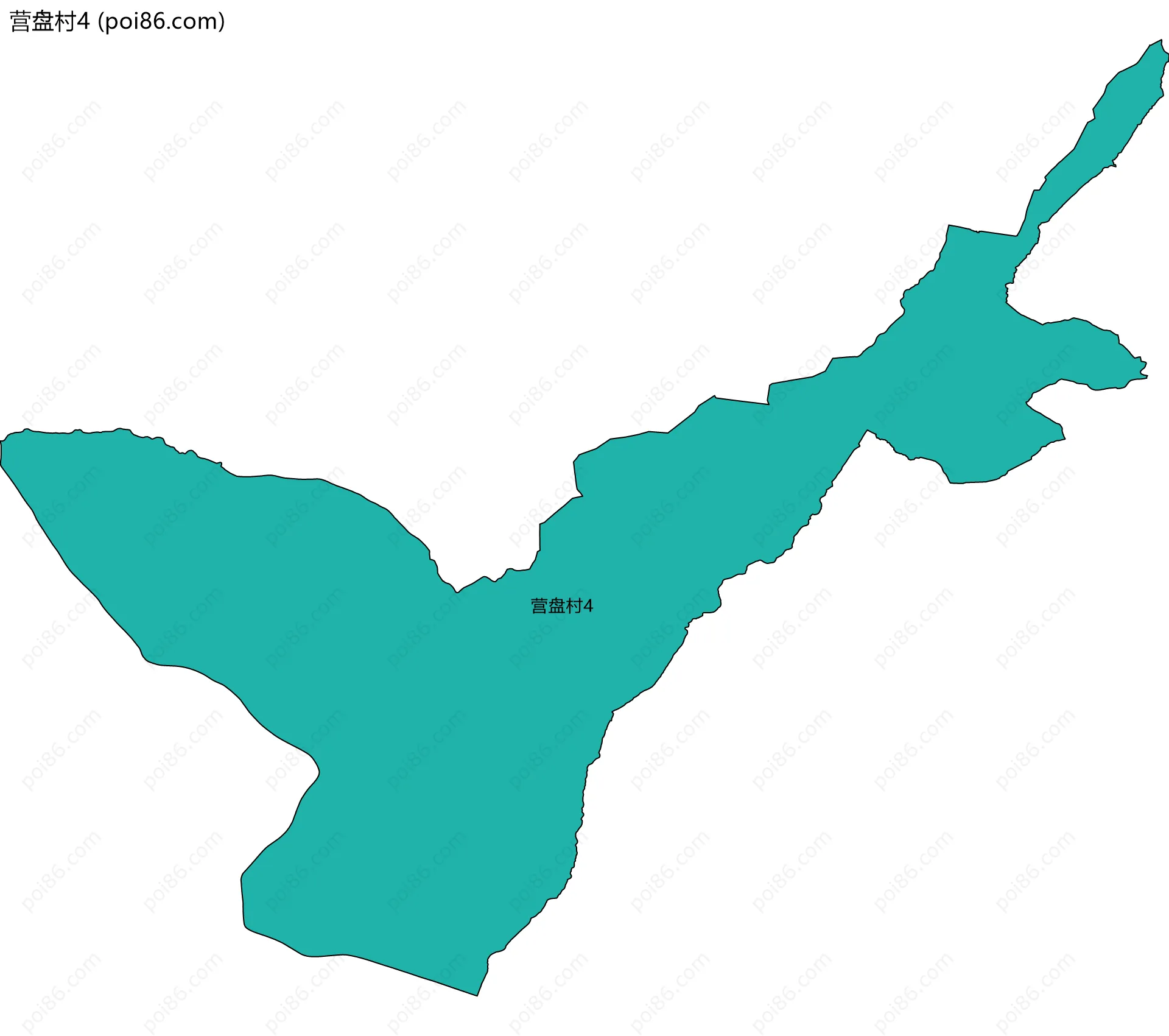 营盘村4边界地图