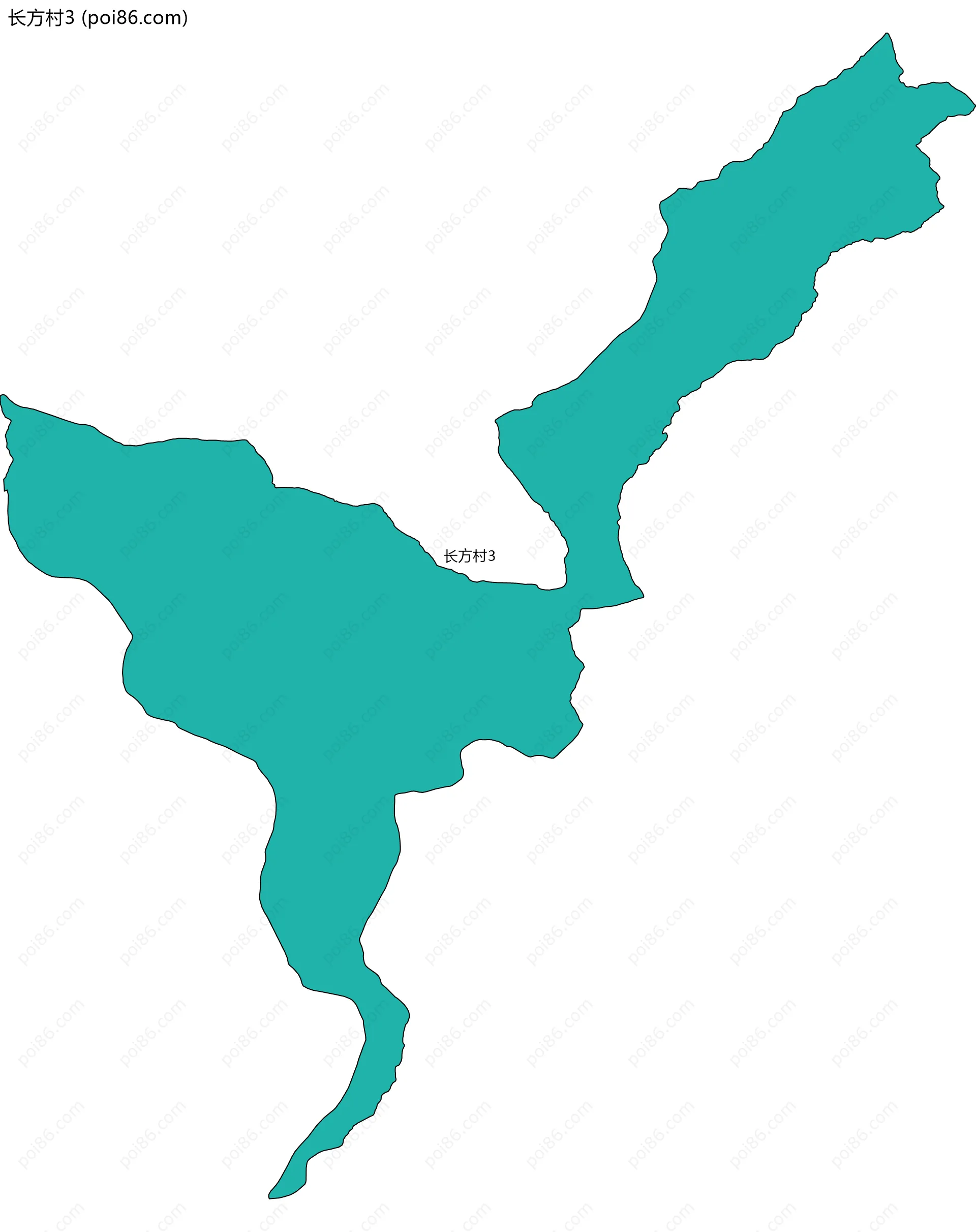 长方村3边界地图