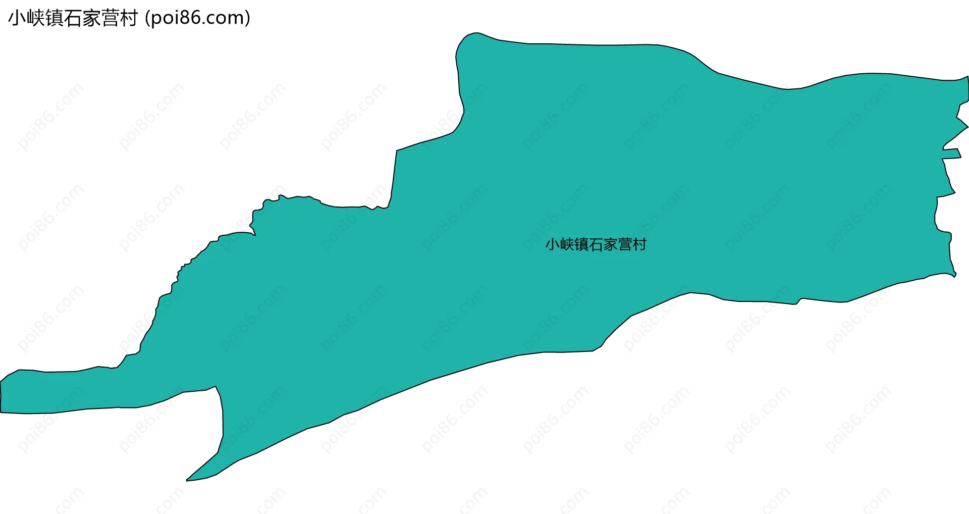 小峡镇石家营村边界地图