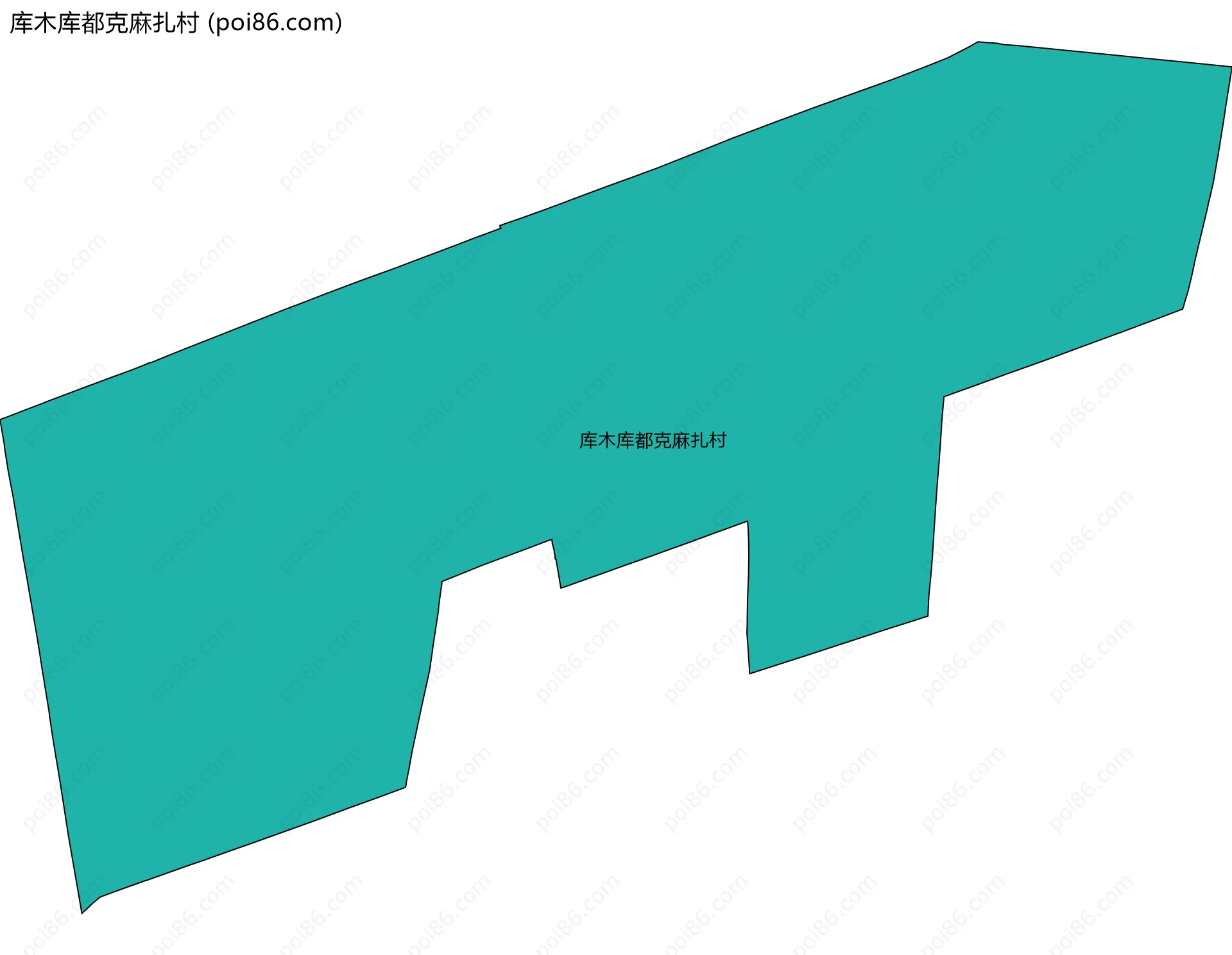 库木库都克麻扎村边界地图