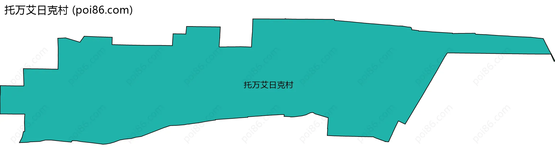托万艾日克村边界地图