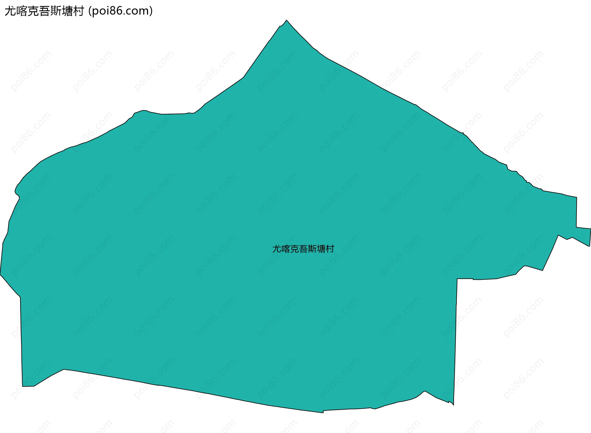 尤喀克吾斯塘村边界地图