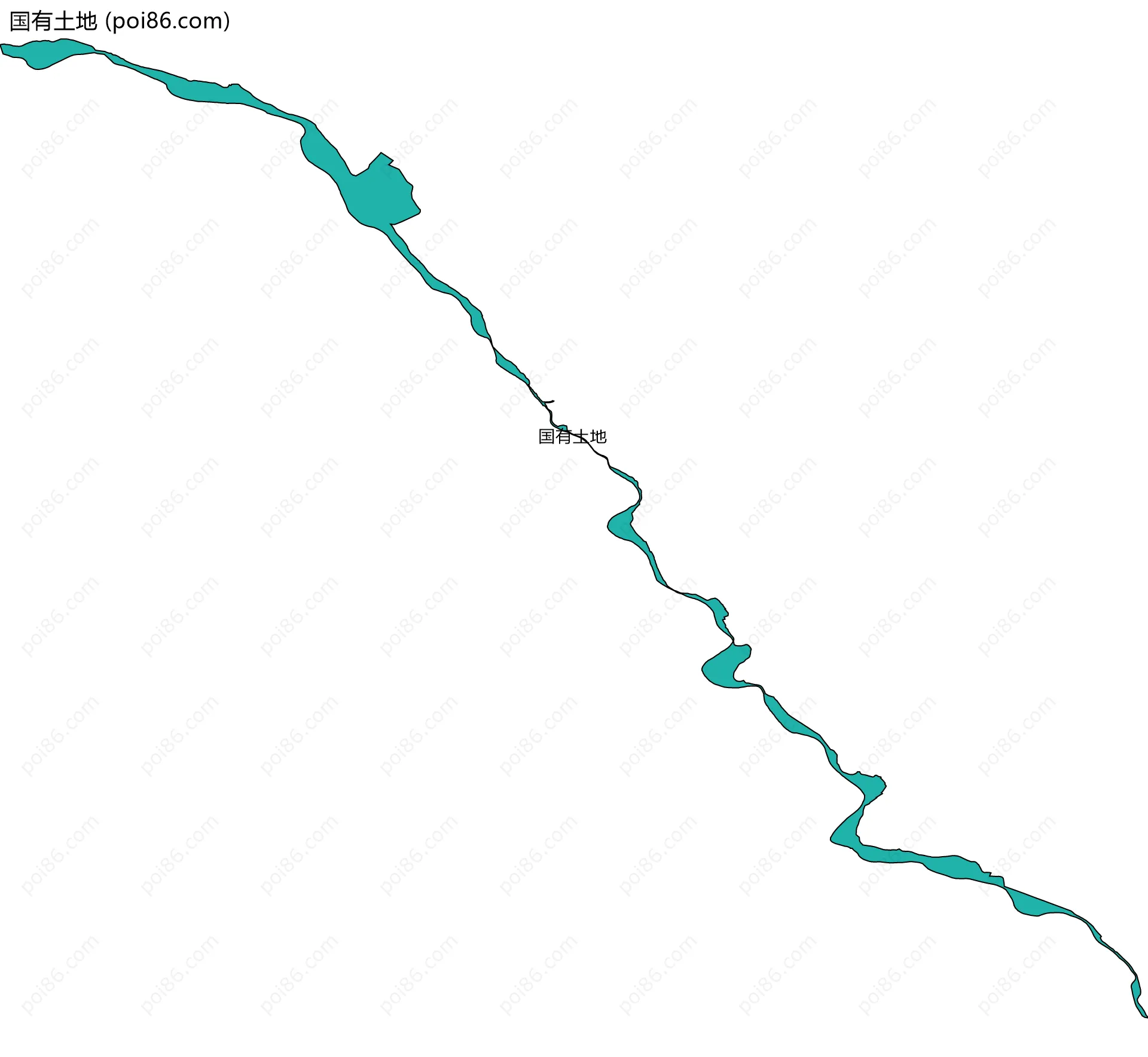 国有土地边界地图