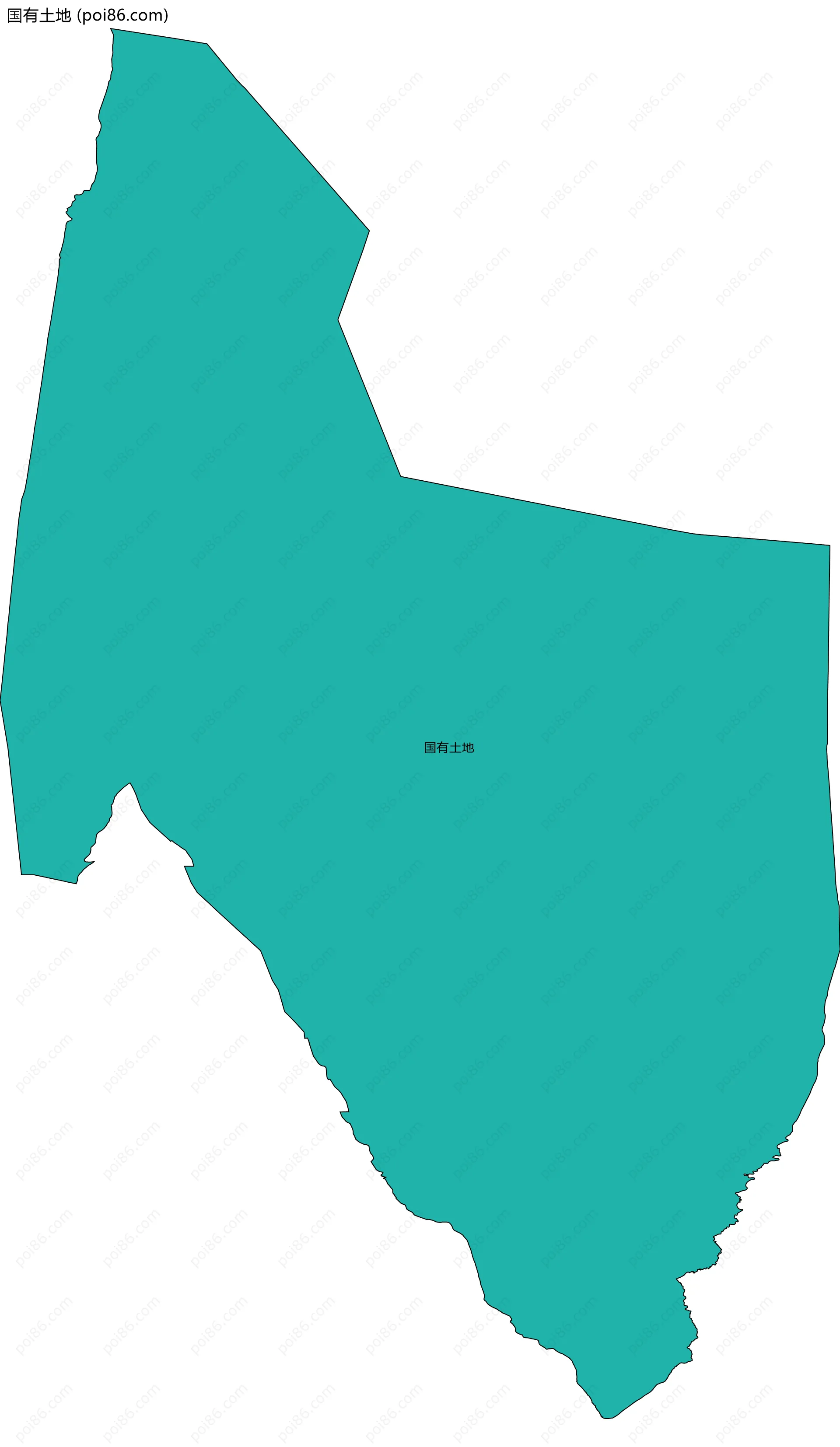 国有土地边界地图