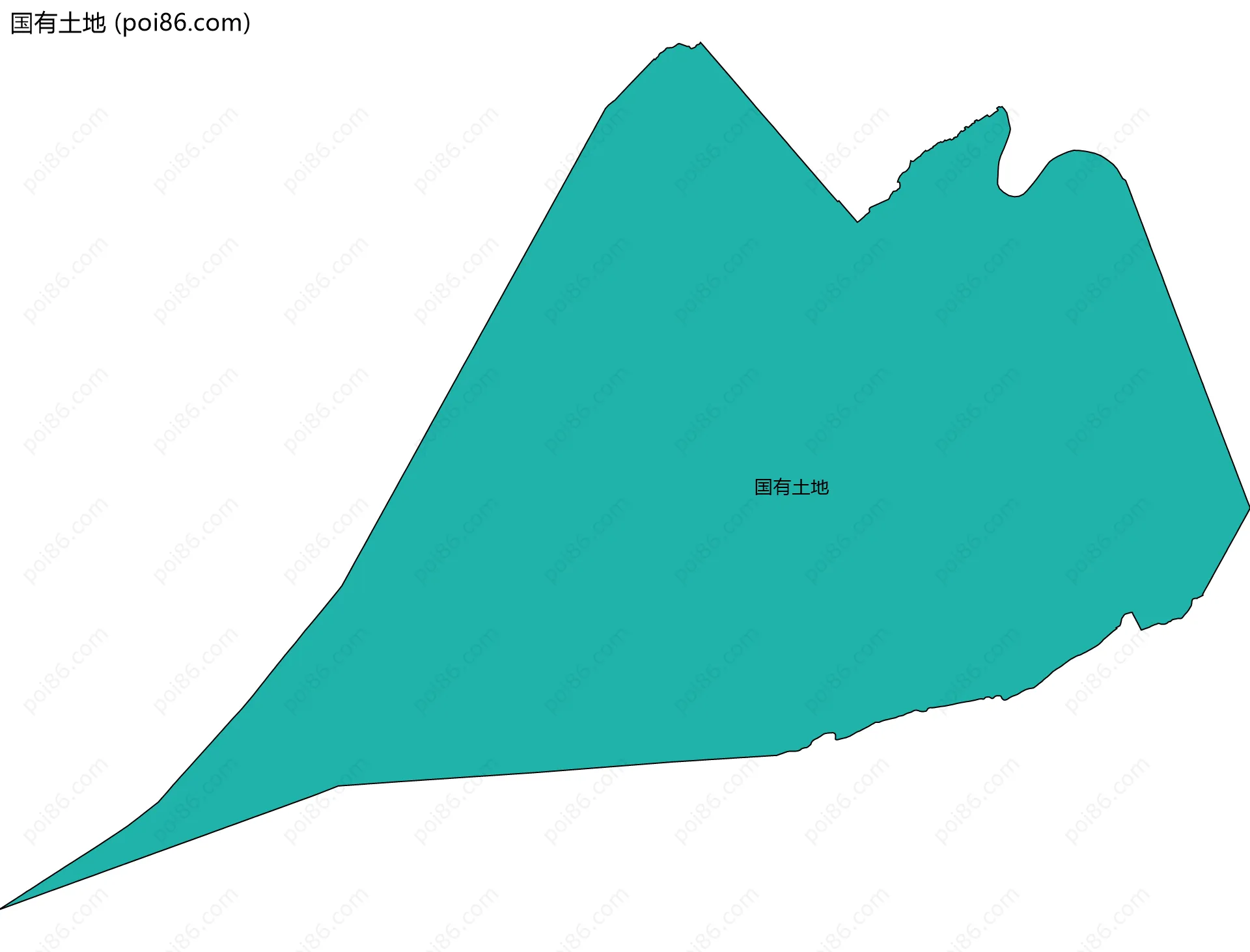 国有土地边界地图