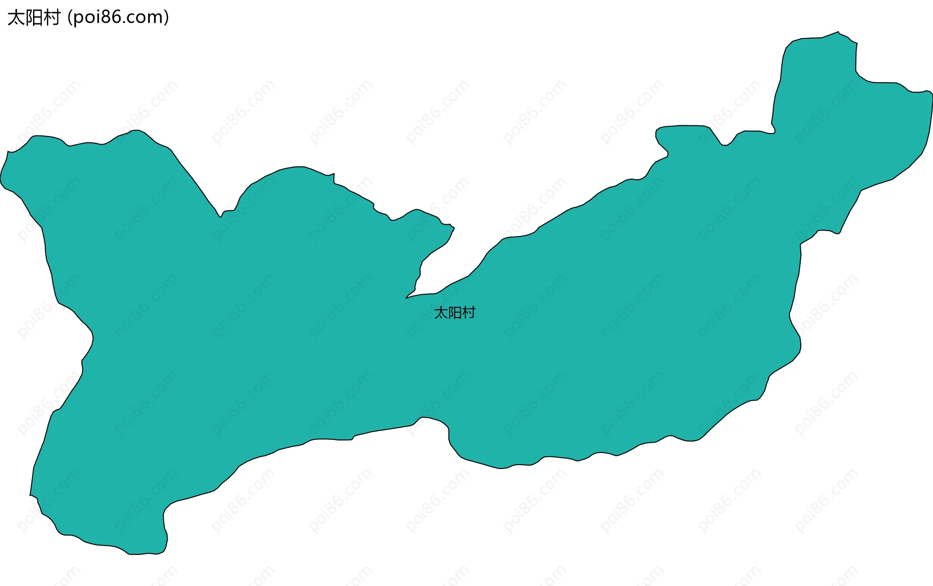 太阳村边界地图