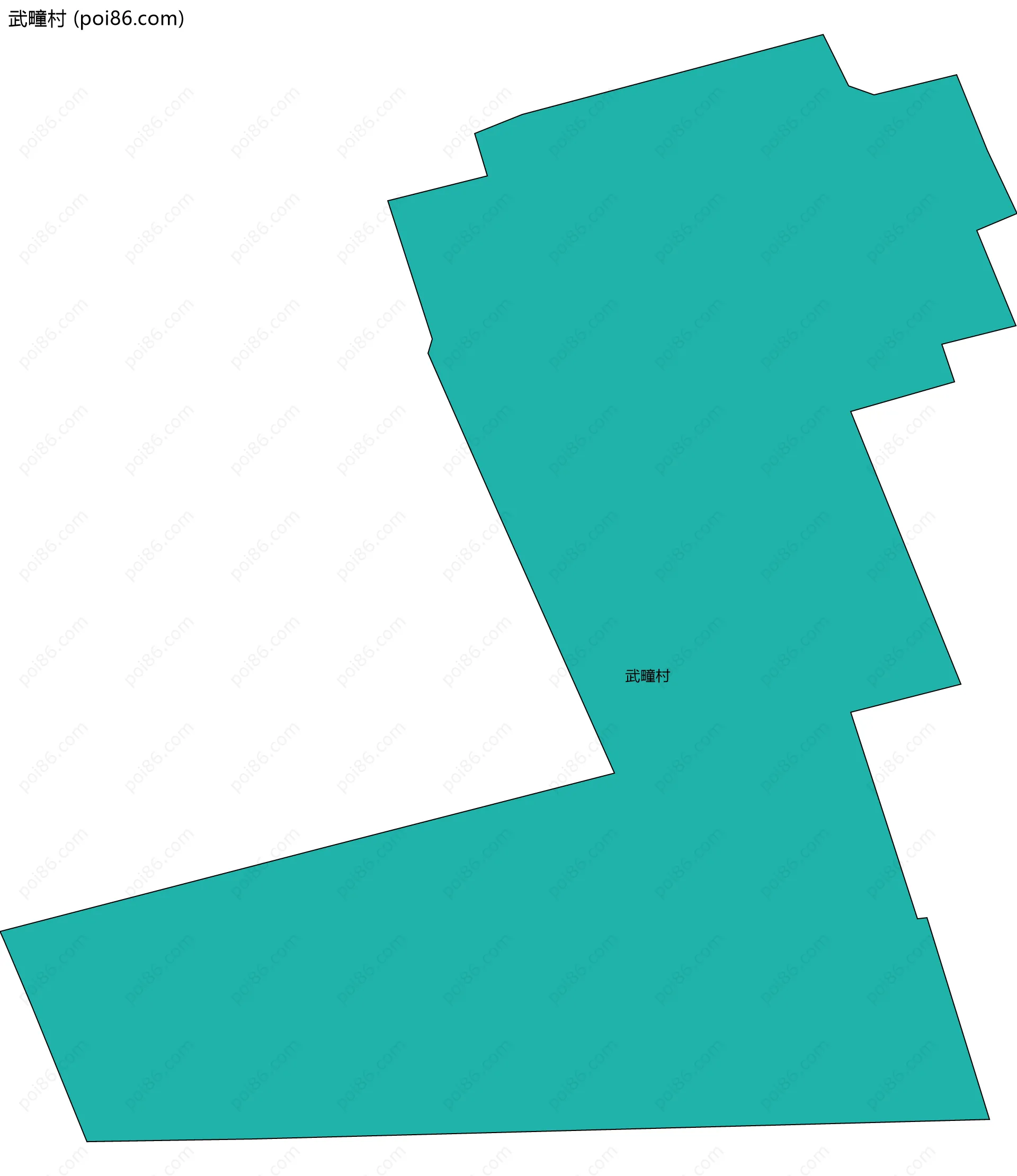 武疃村边界地图