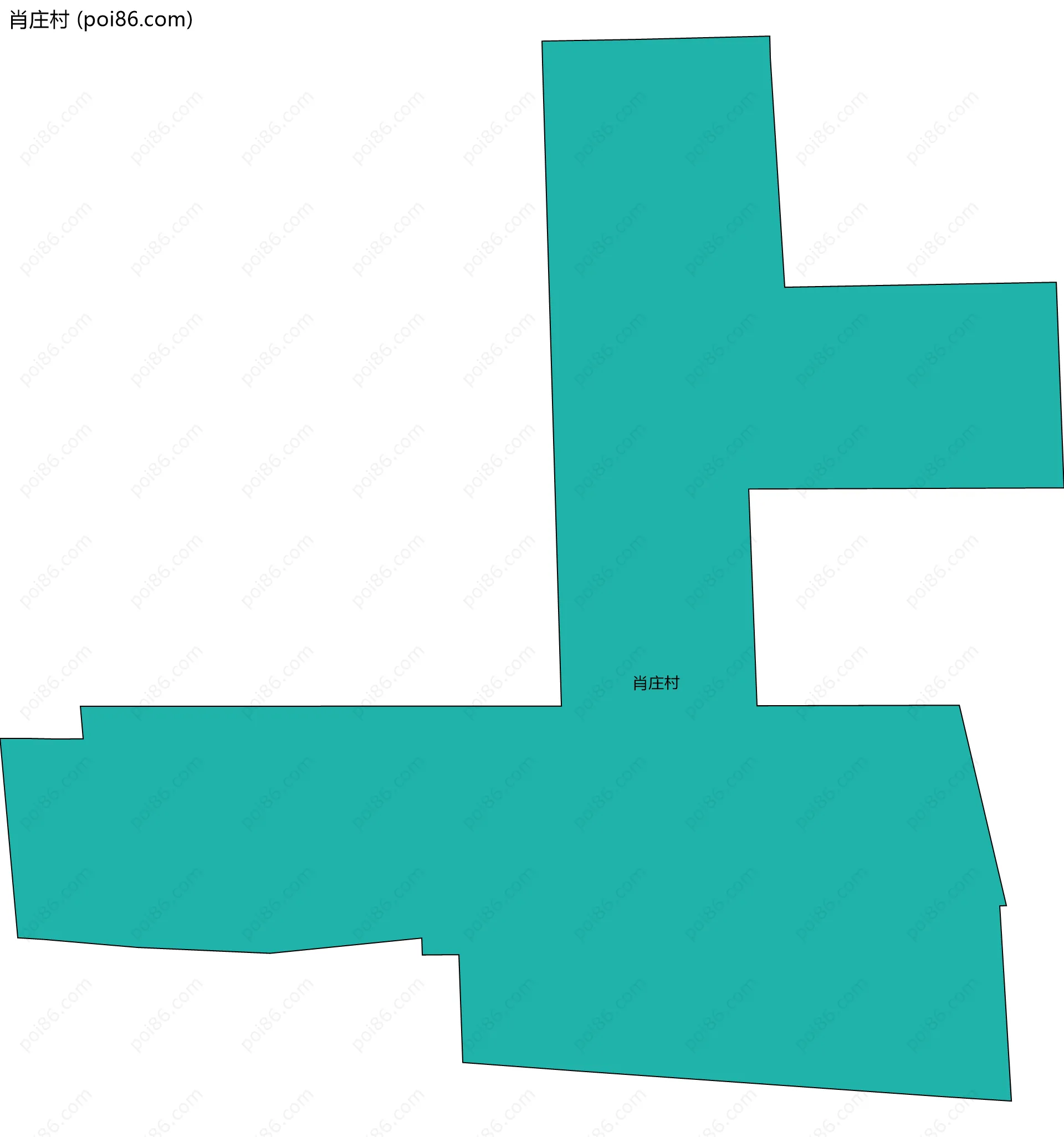 肖庄村边界地图