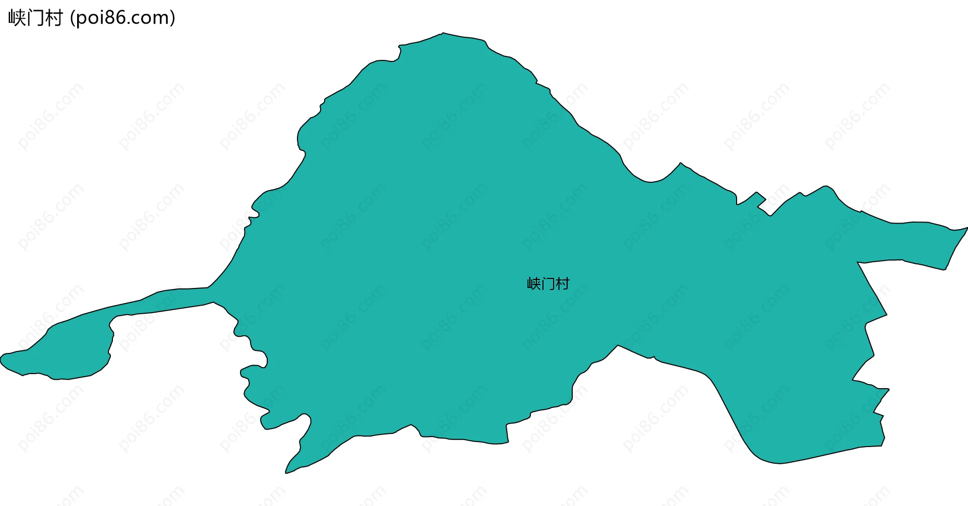 峡门村边界地图