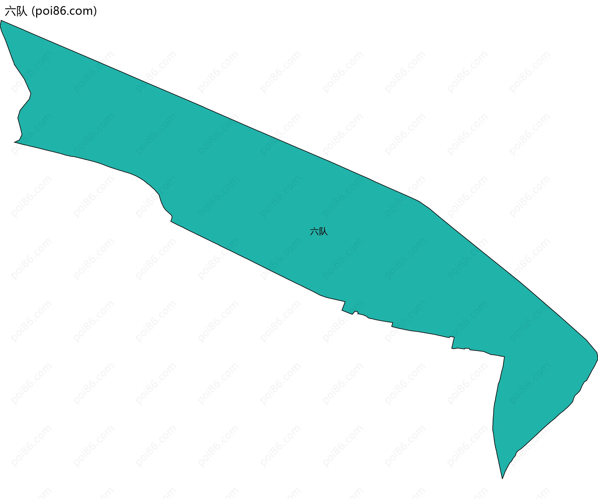 六队边界地图