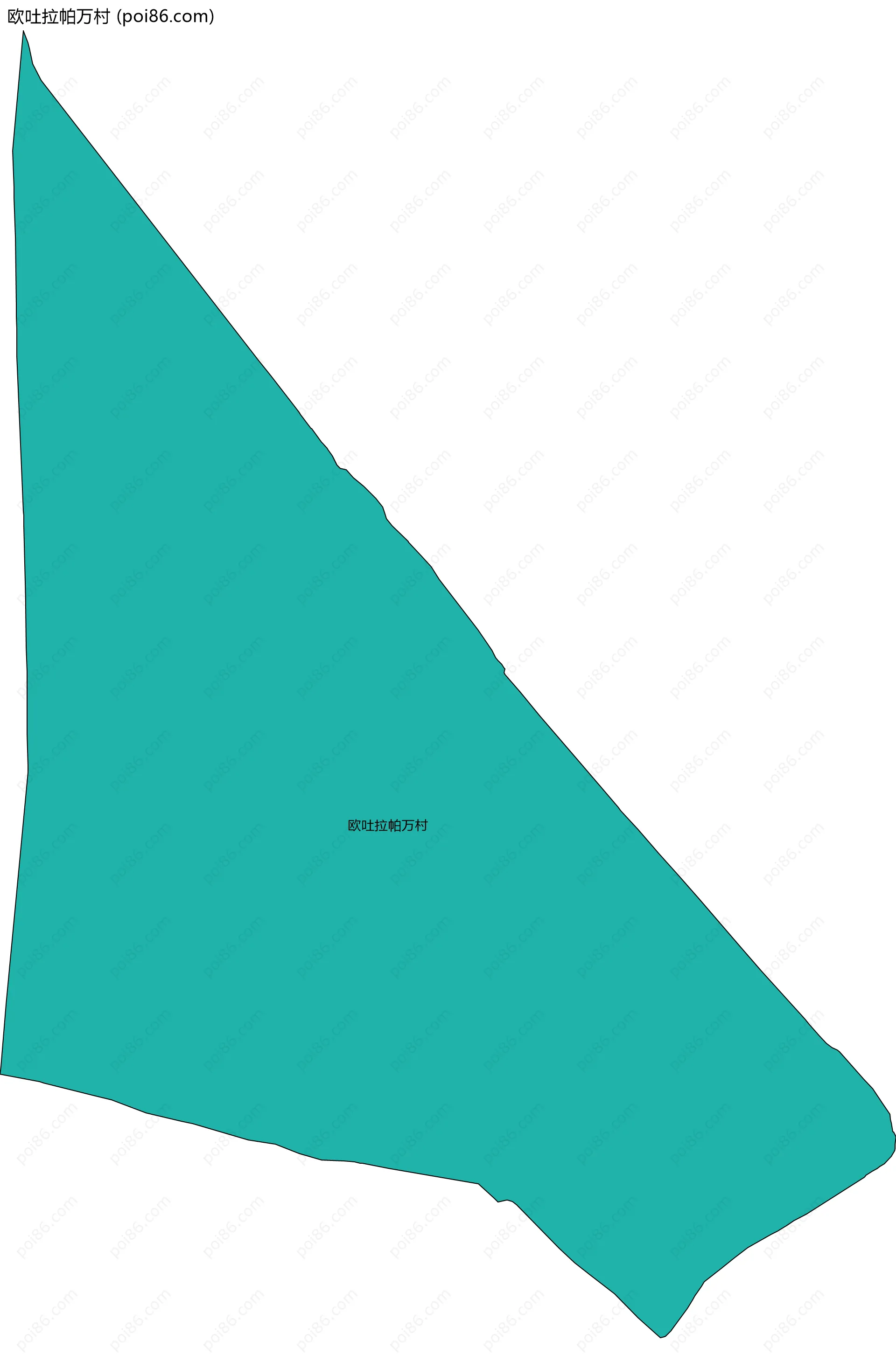 欧吐拉帕万村边界地图