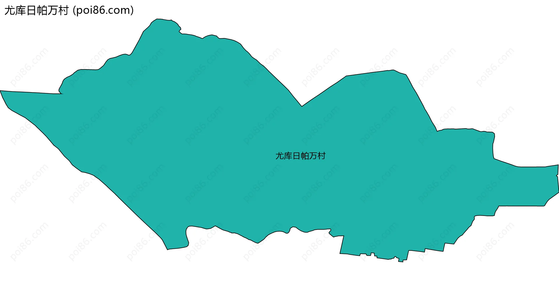 尤库日帕万村边界地图