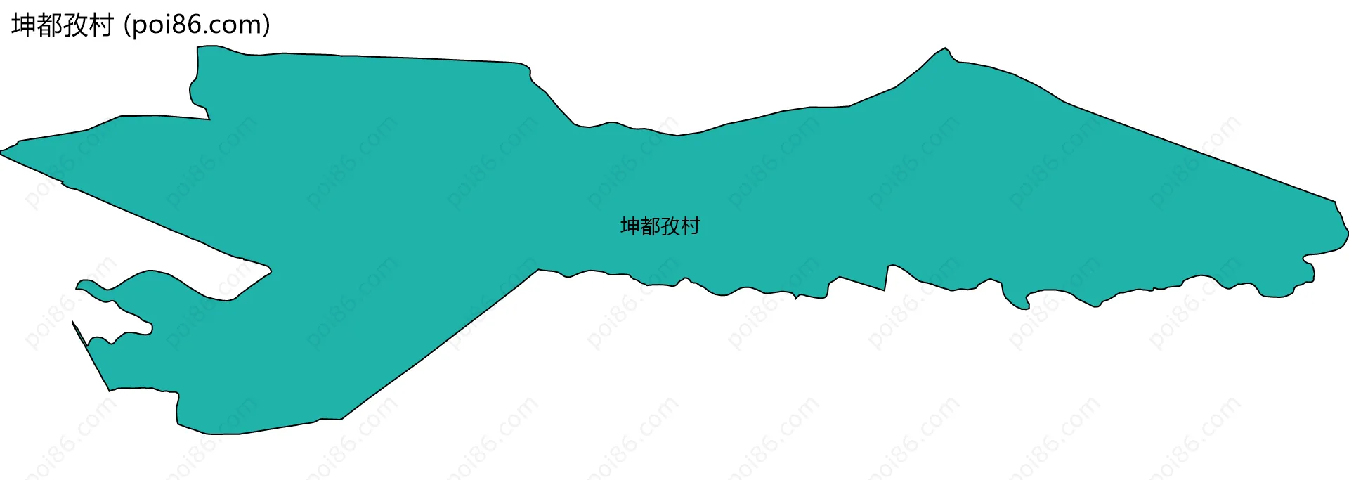 坤都孜村边界地图