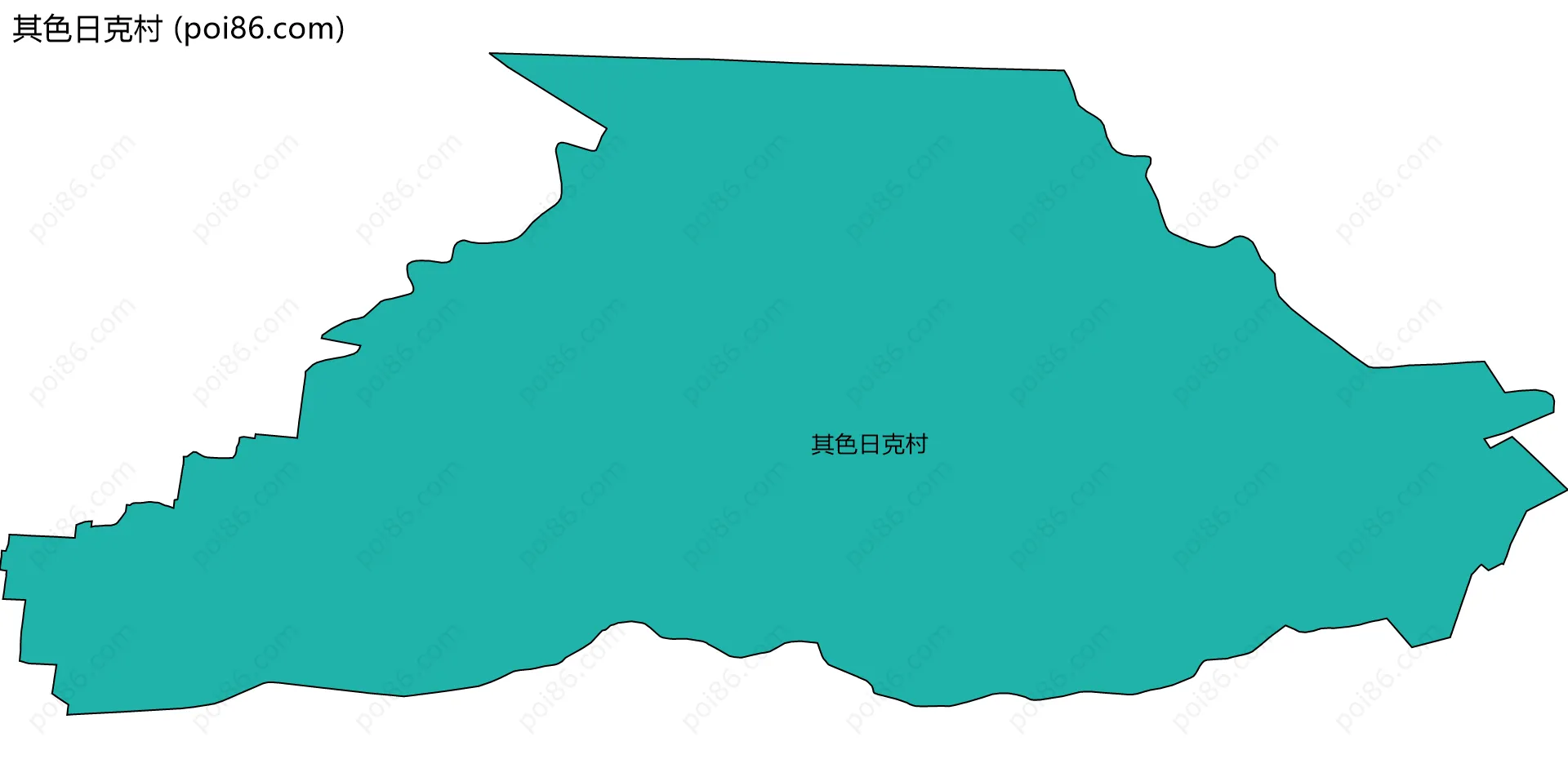 其色日克村边界地图
