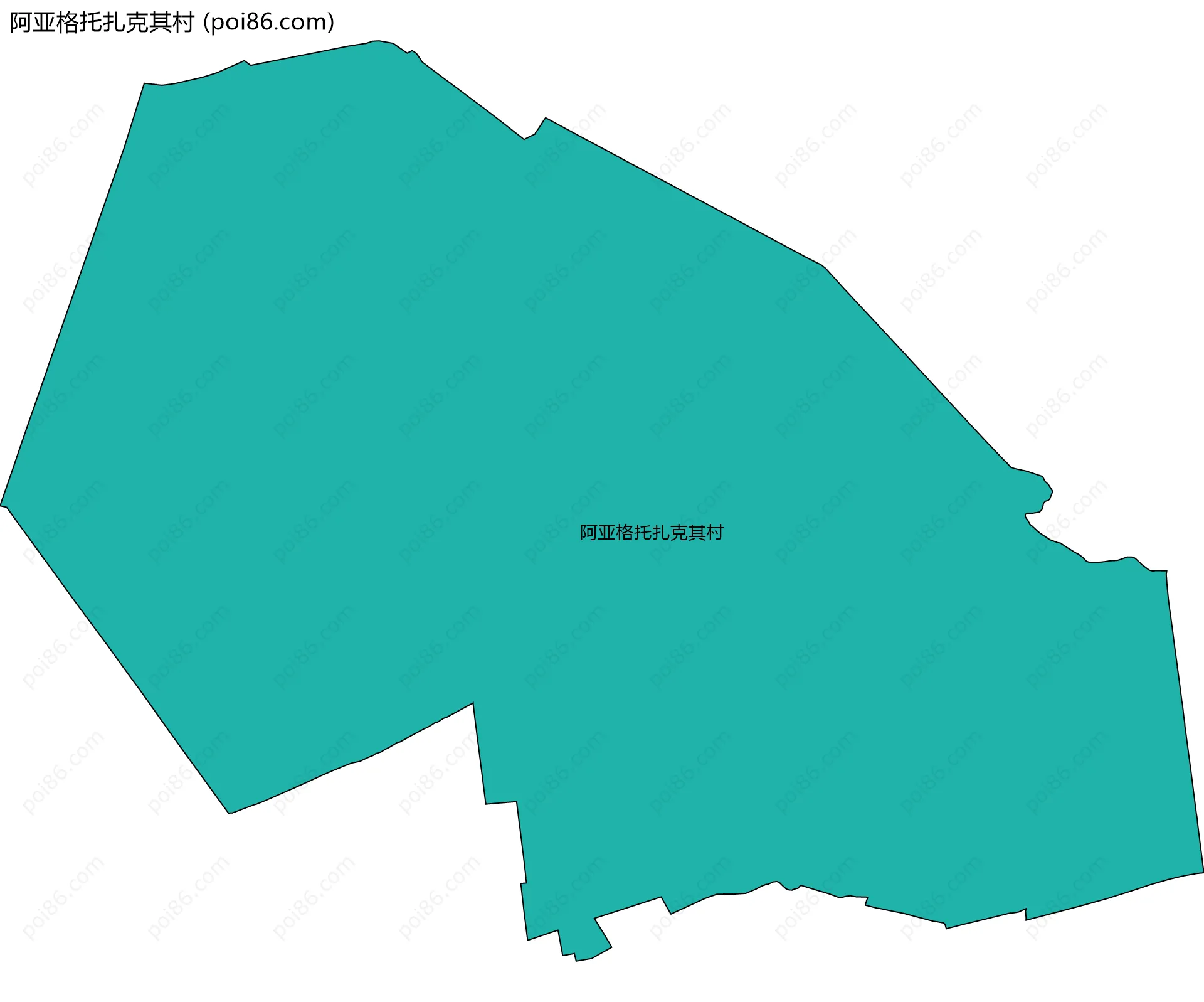 阿亚格托扎克其村边界地图