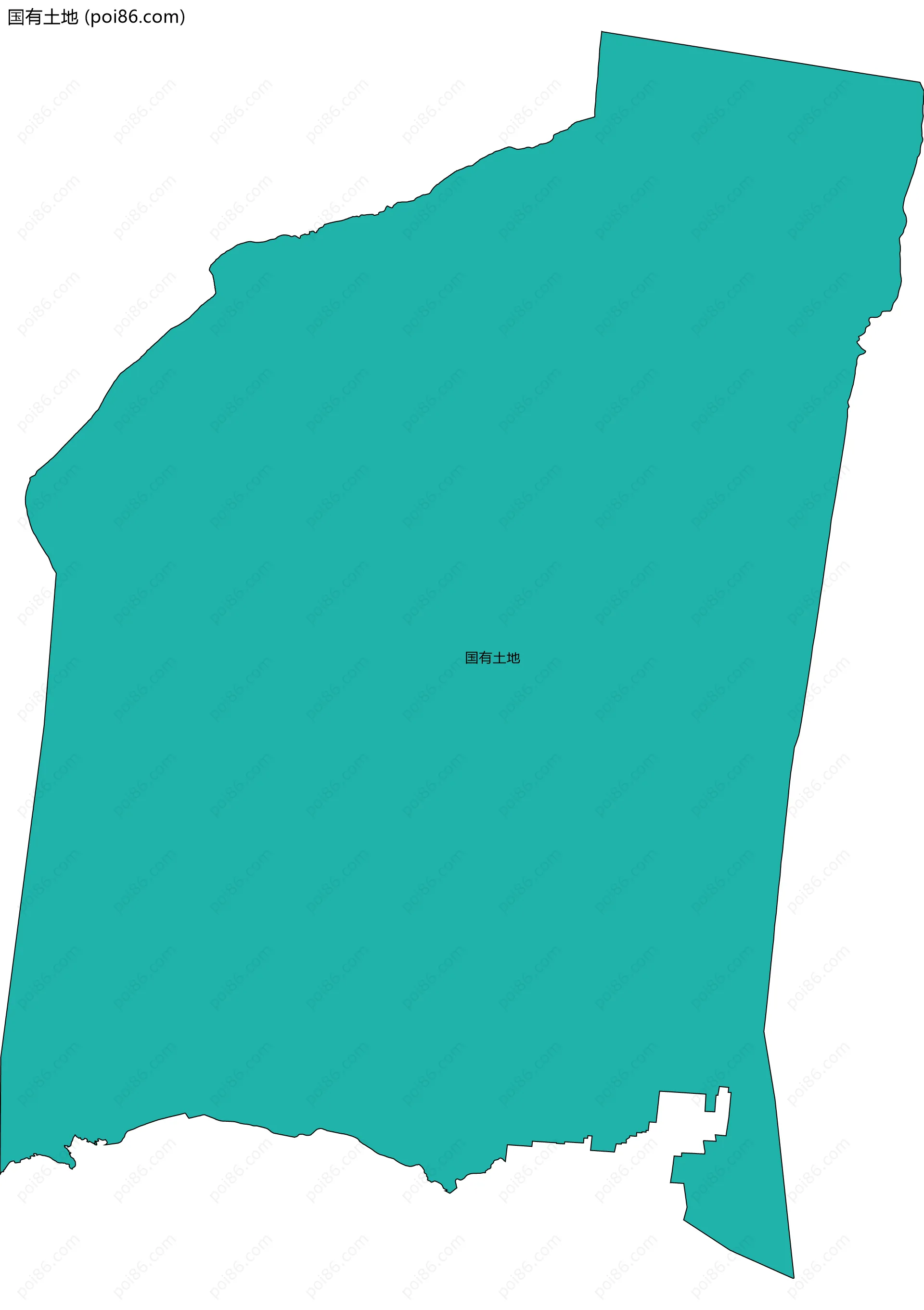 国有土地边界地图