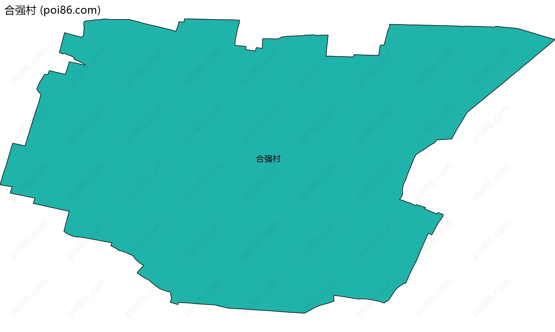 合强村边界地图