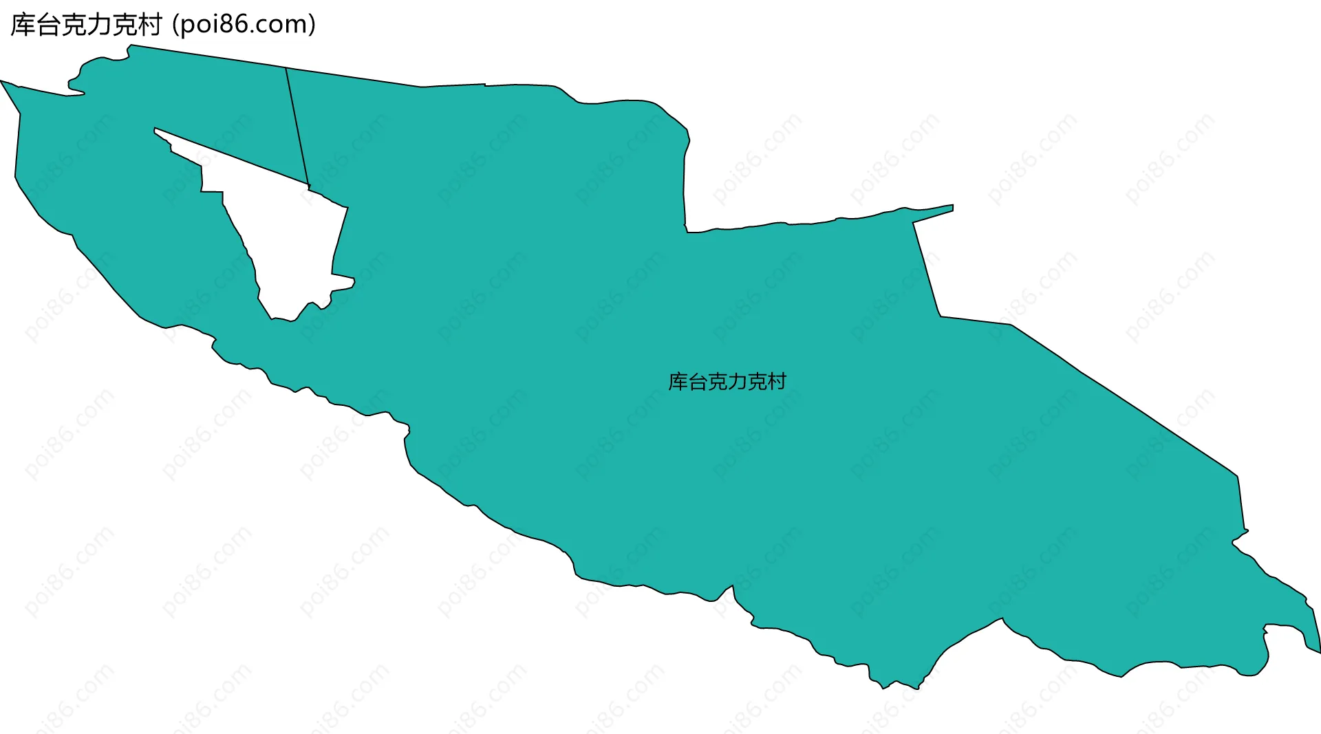 库台克力克村边界地图
