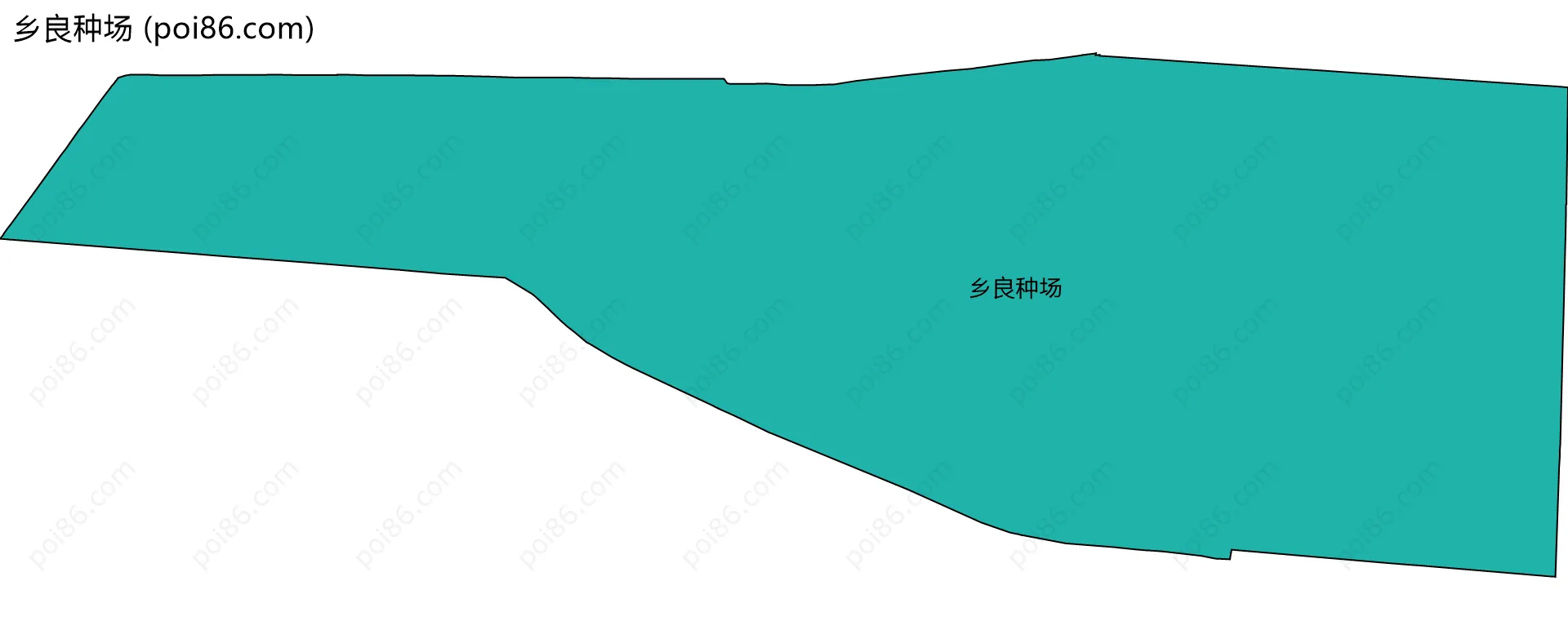 乡良种场边界地图