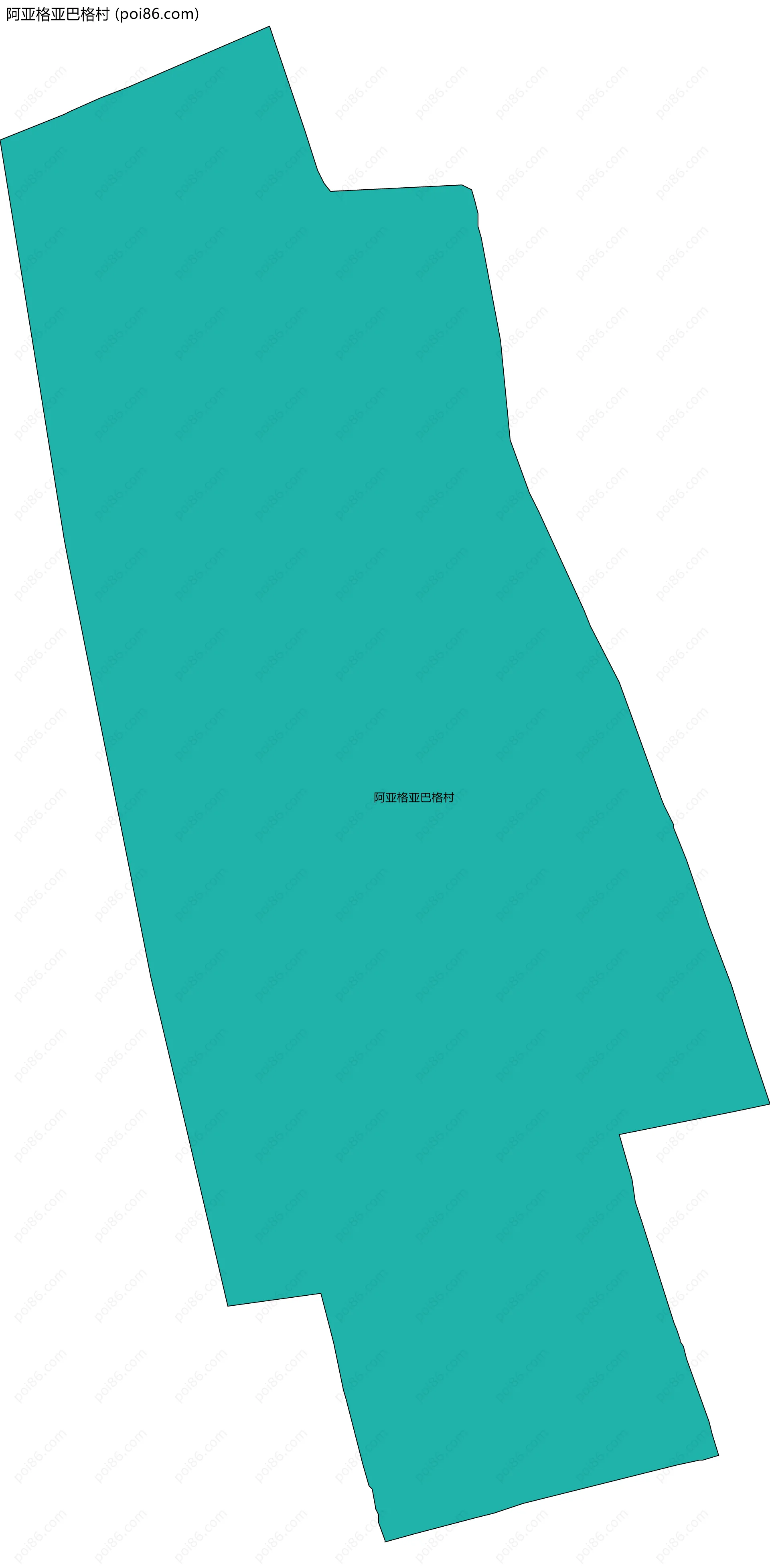 阿亚格亚巴格村边界地图