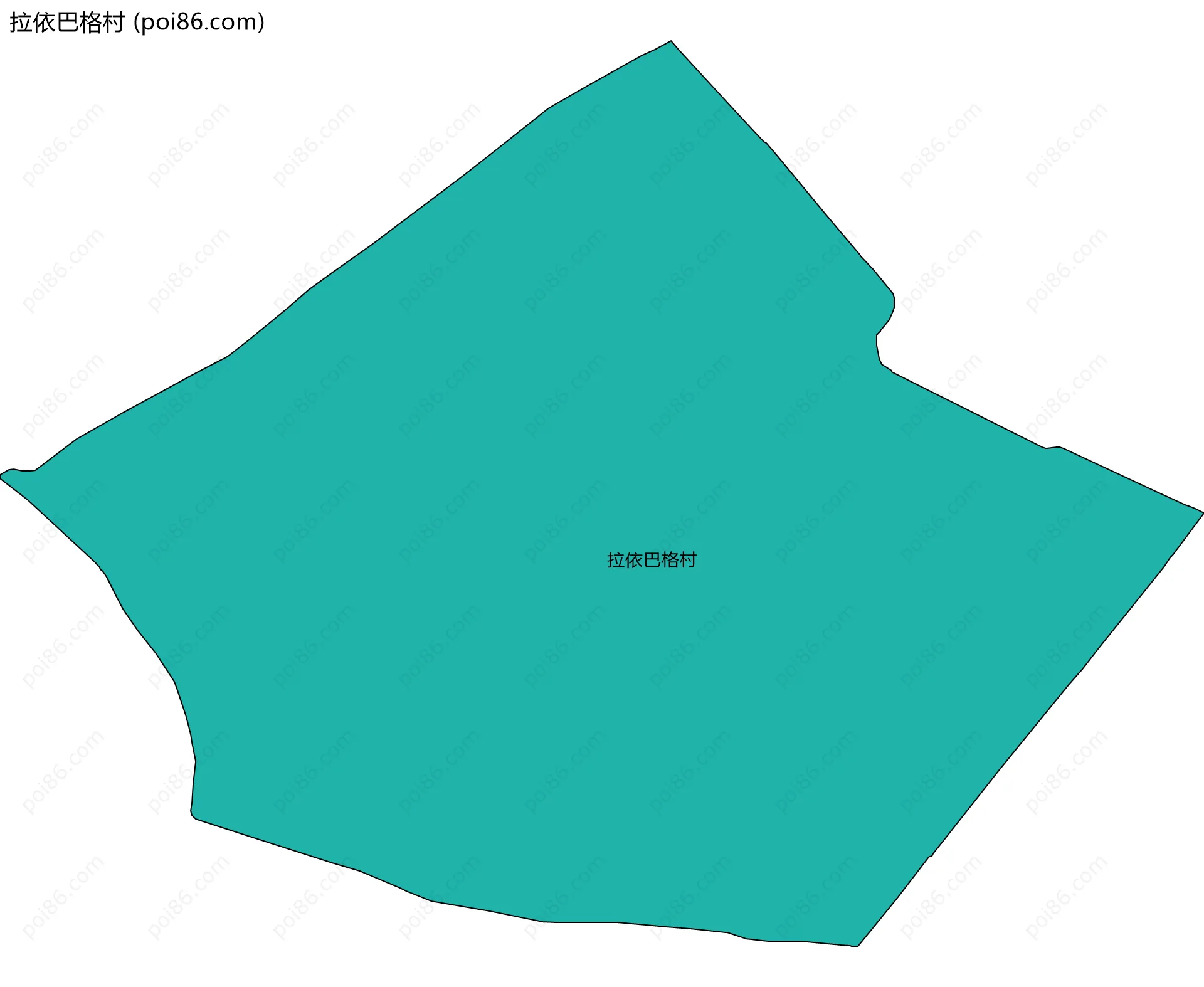 拉依巴格村边界地图