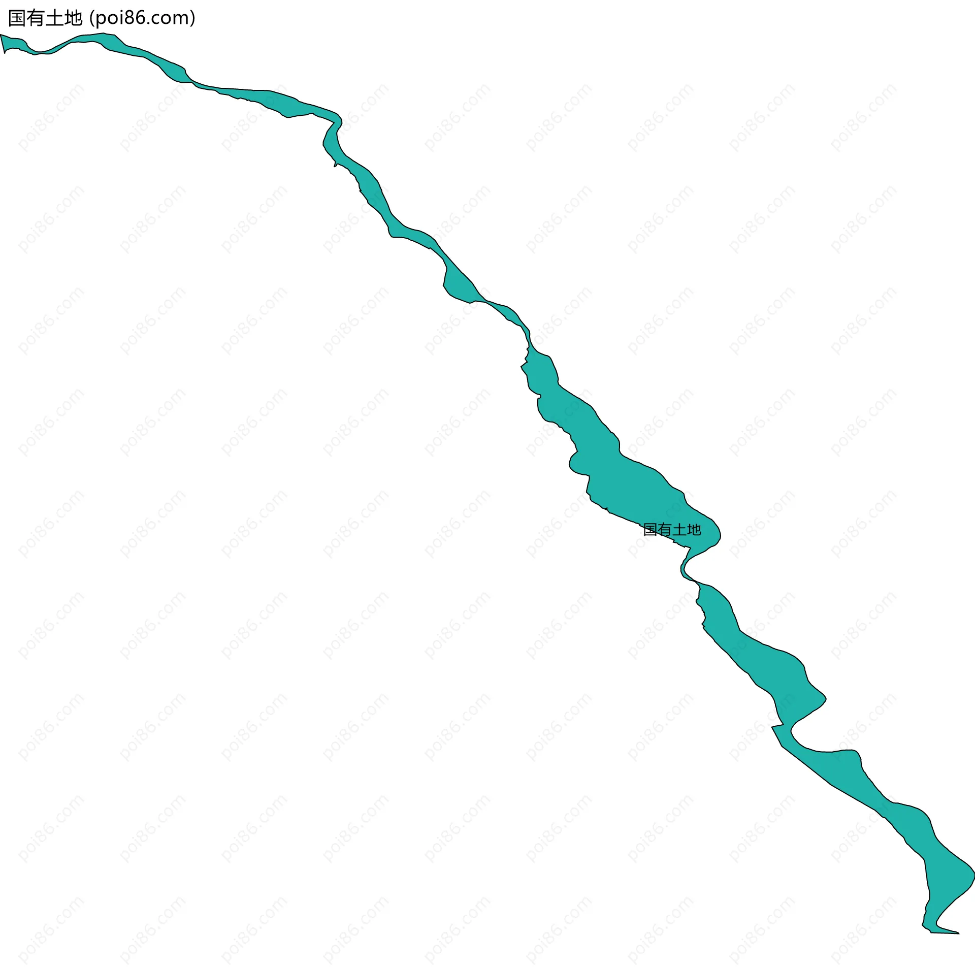 国有土地边界地图