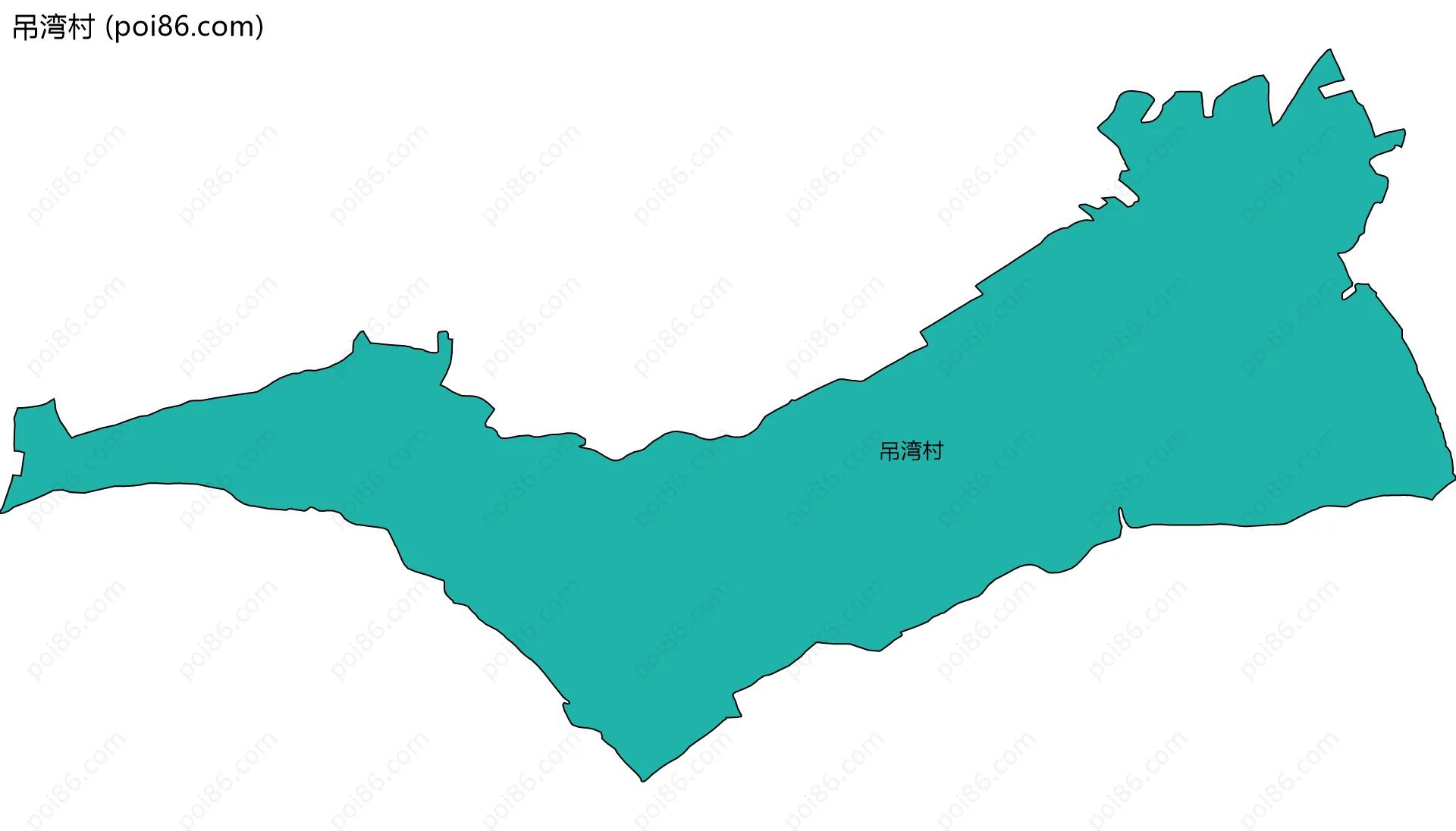 吊湾村边界地图