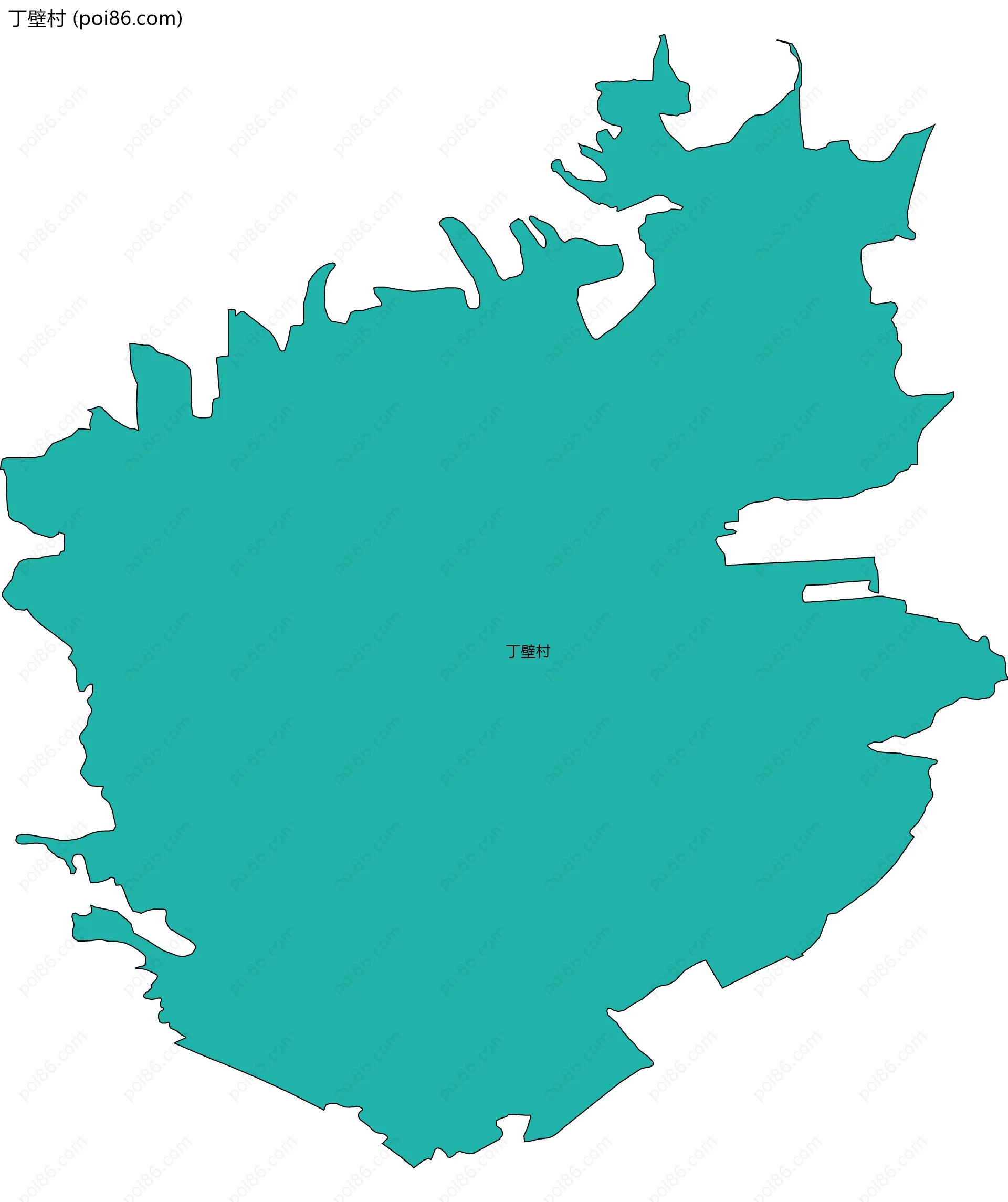 丁壁村边界地图