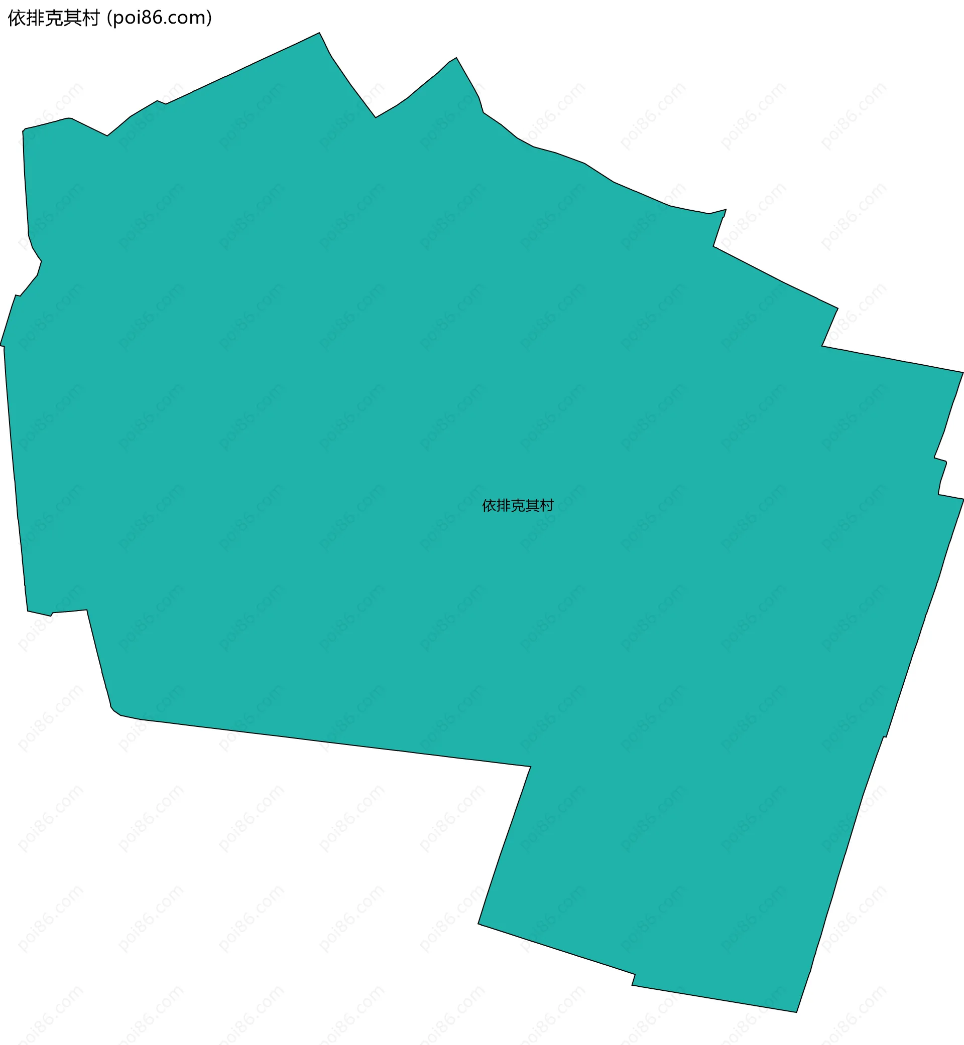 依排克其村边界地图