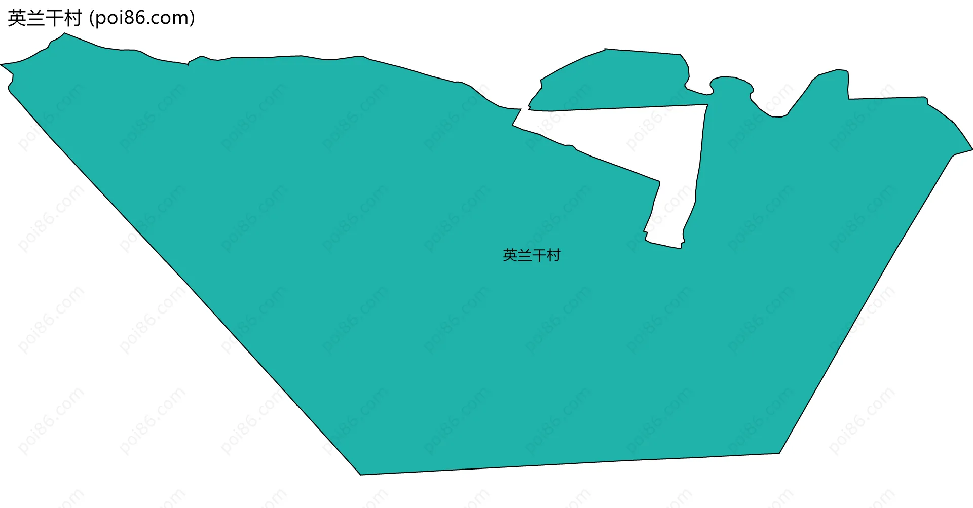 英兰干村边界地图