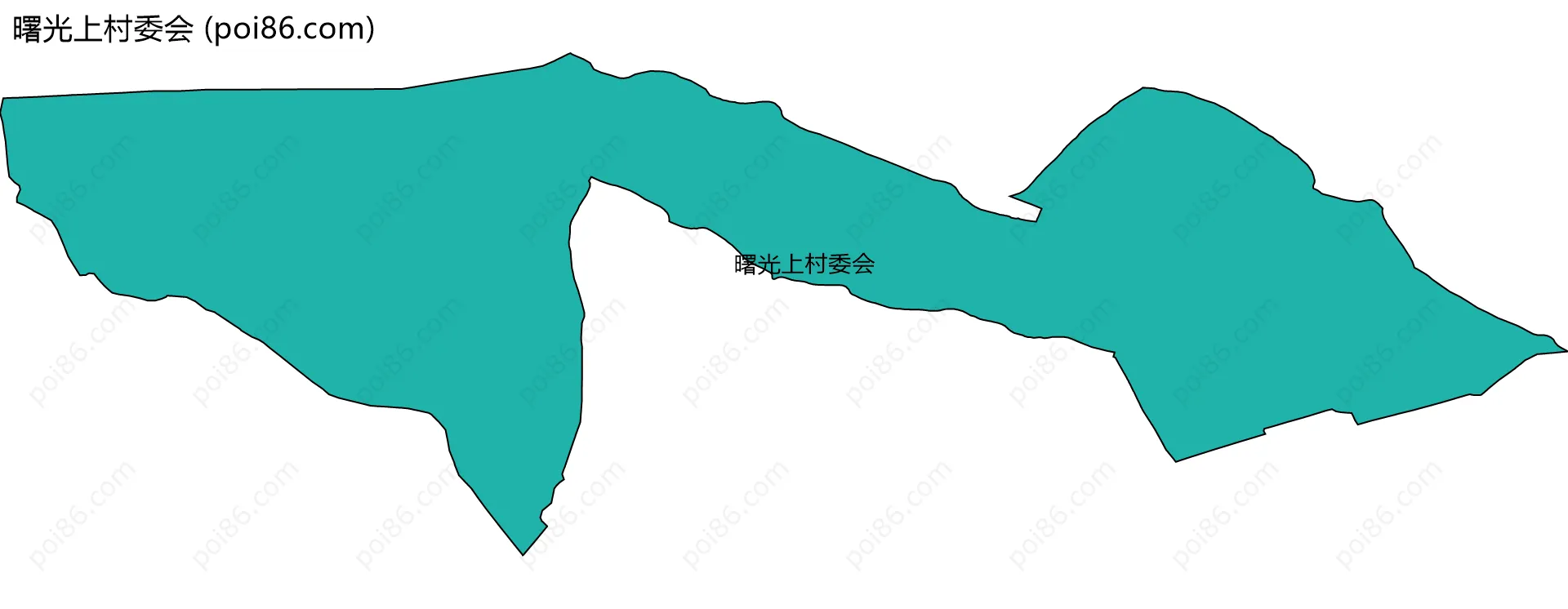 曙光上村委会边界地图