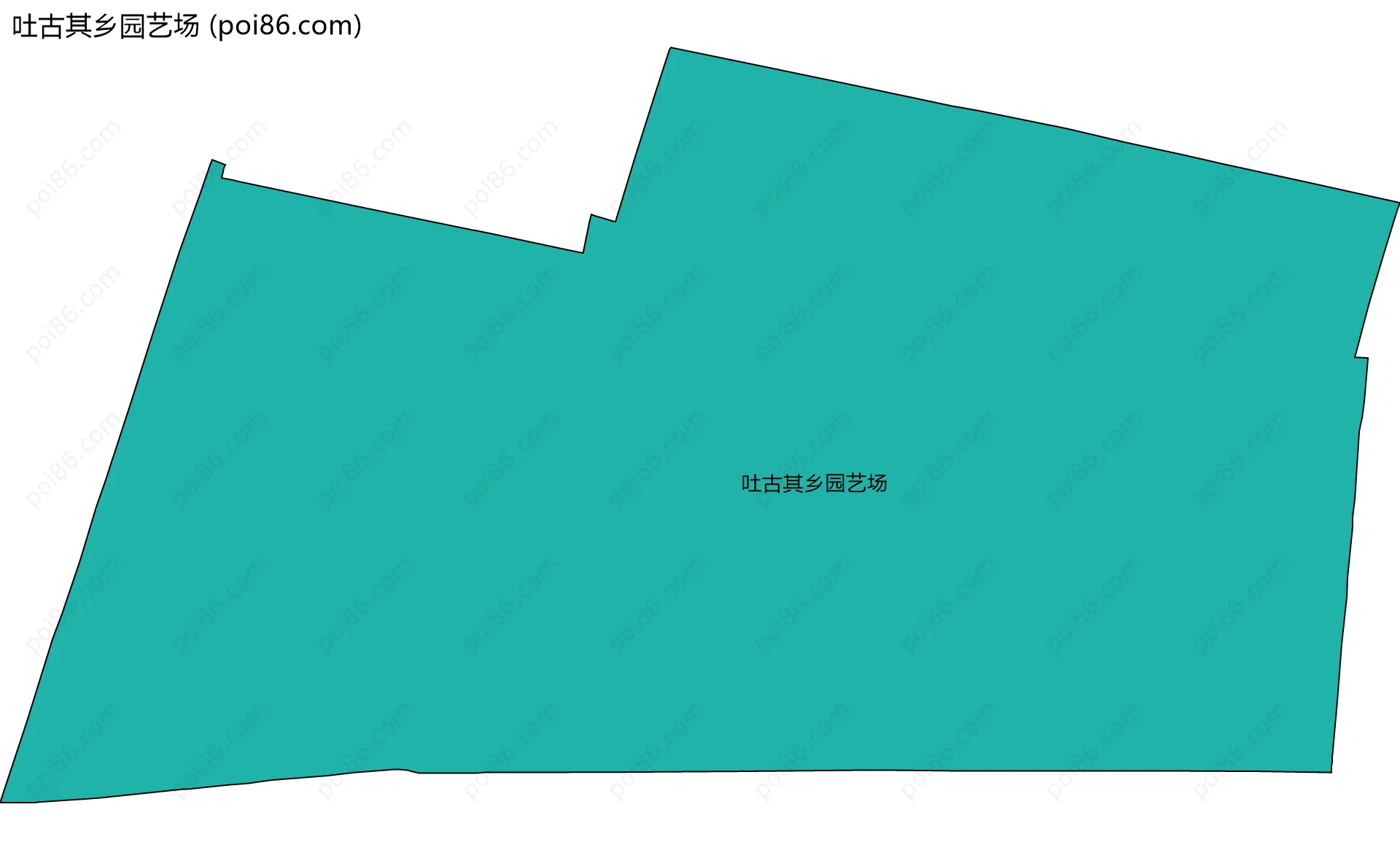 吐古其乡园艺场边界地图