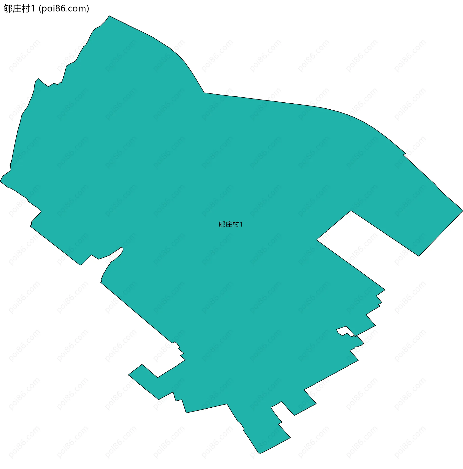 郇庄村1边界地图