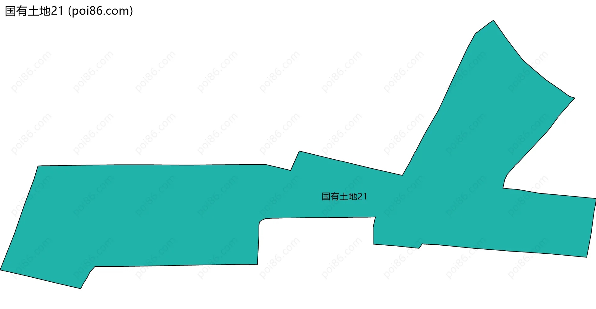 国有土地21边界地图