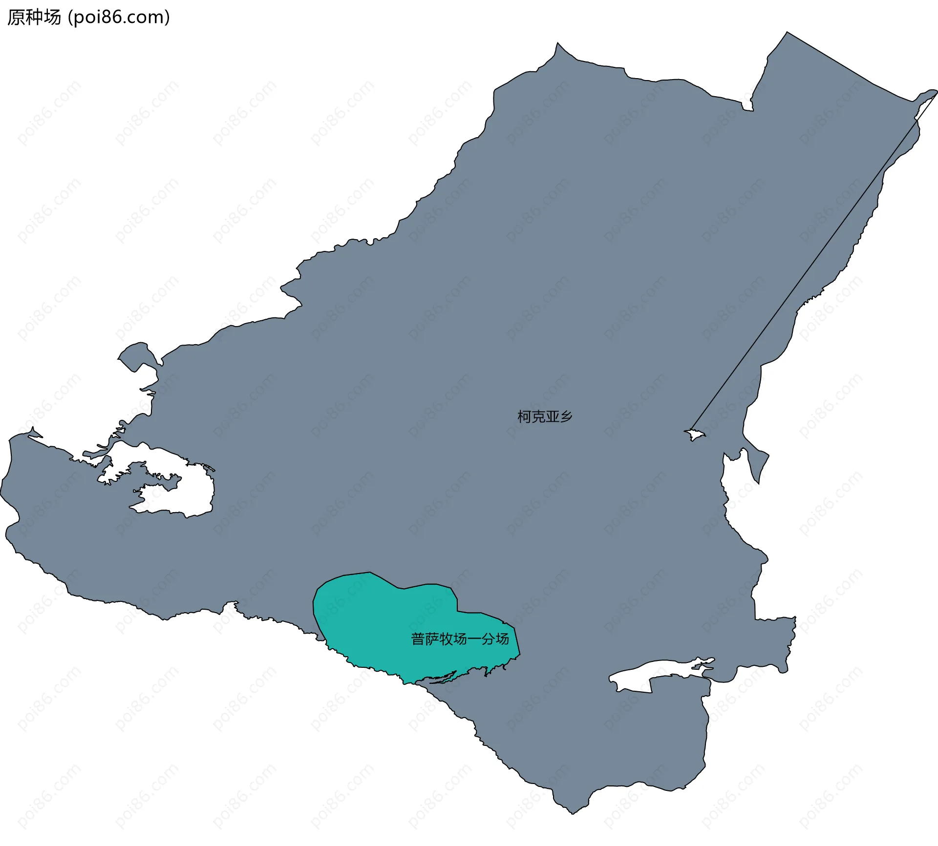 原种场边界地图(五级行政区划)