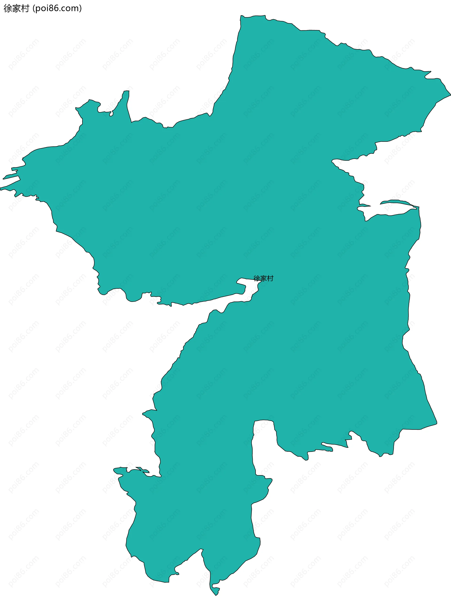 徐家村边界地图