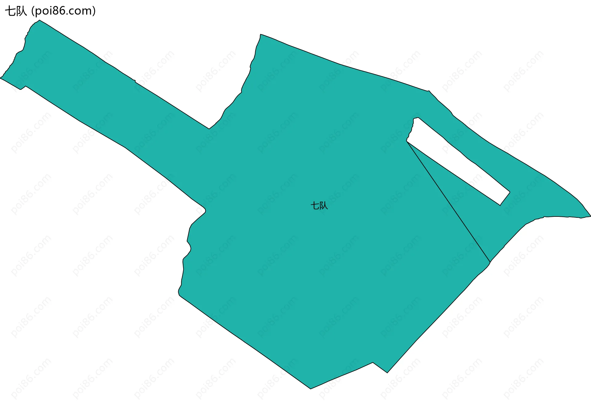 七队边界地图