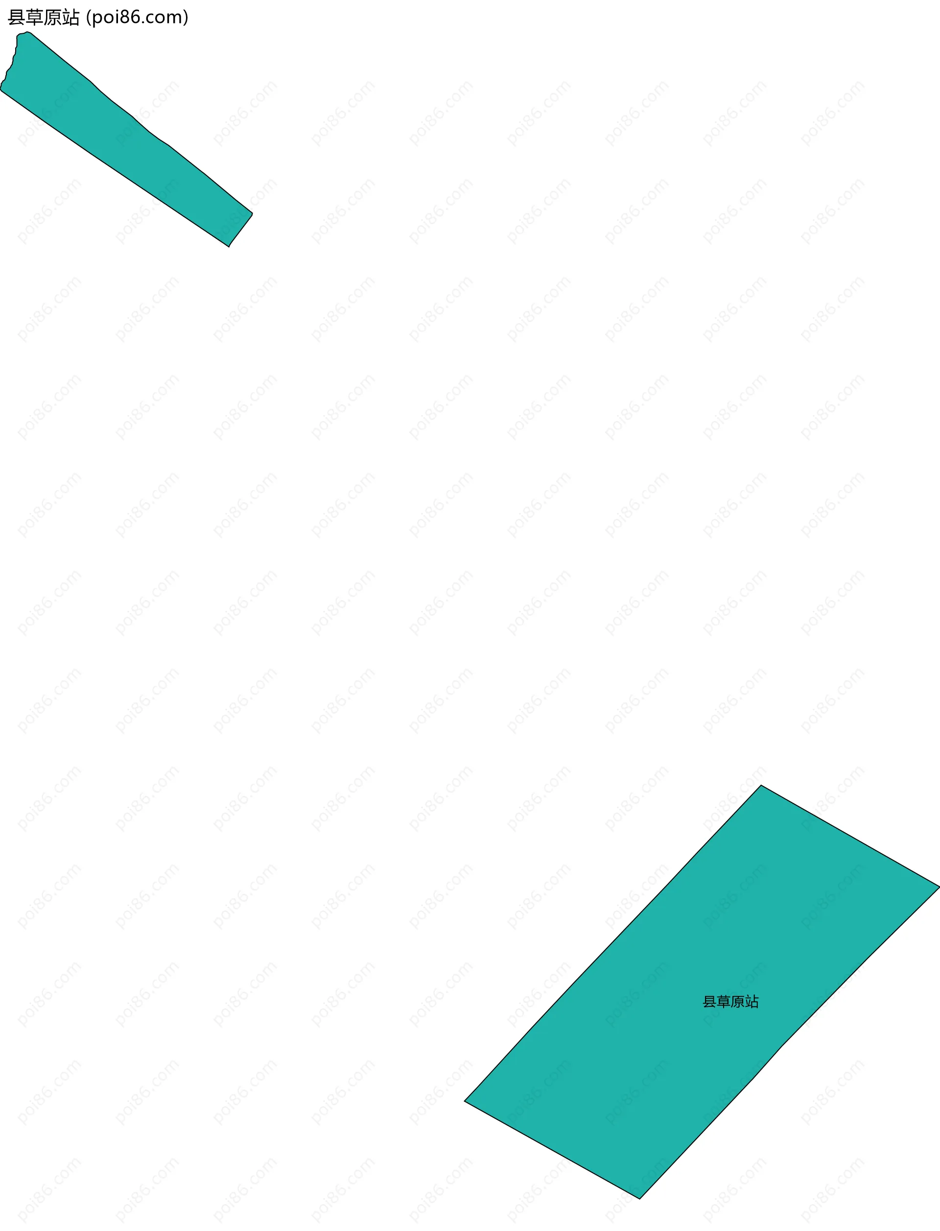 县草原站边界地图