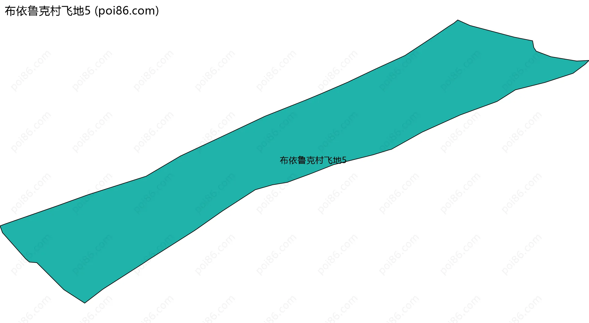 布依鲁克村飞地5边界地图