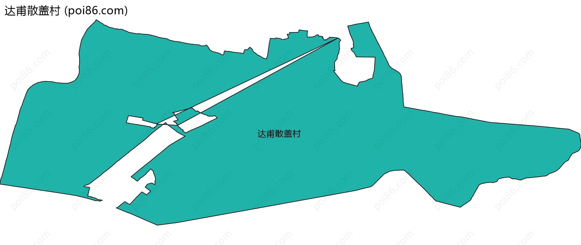 达甫散盖村边界地图