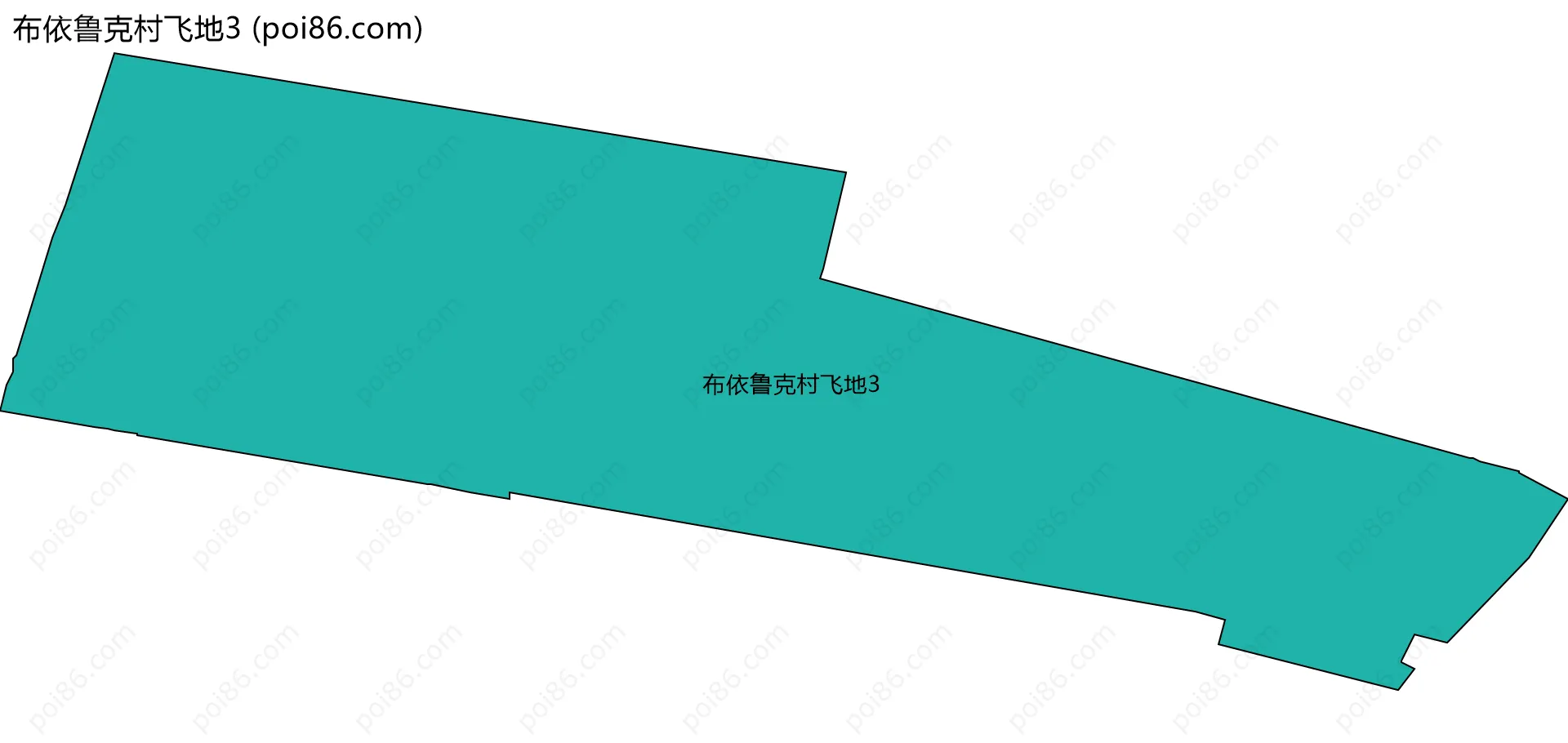 布依鲁克村飞地3边界地图