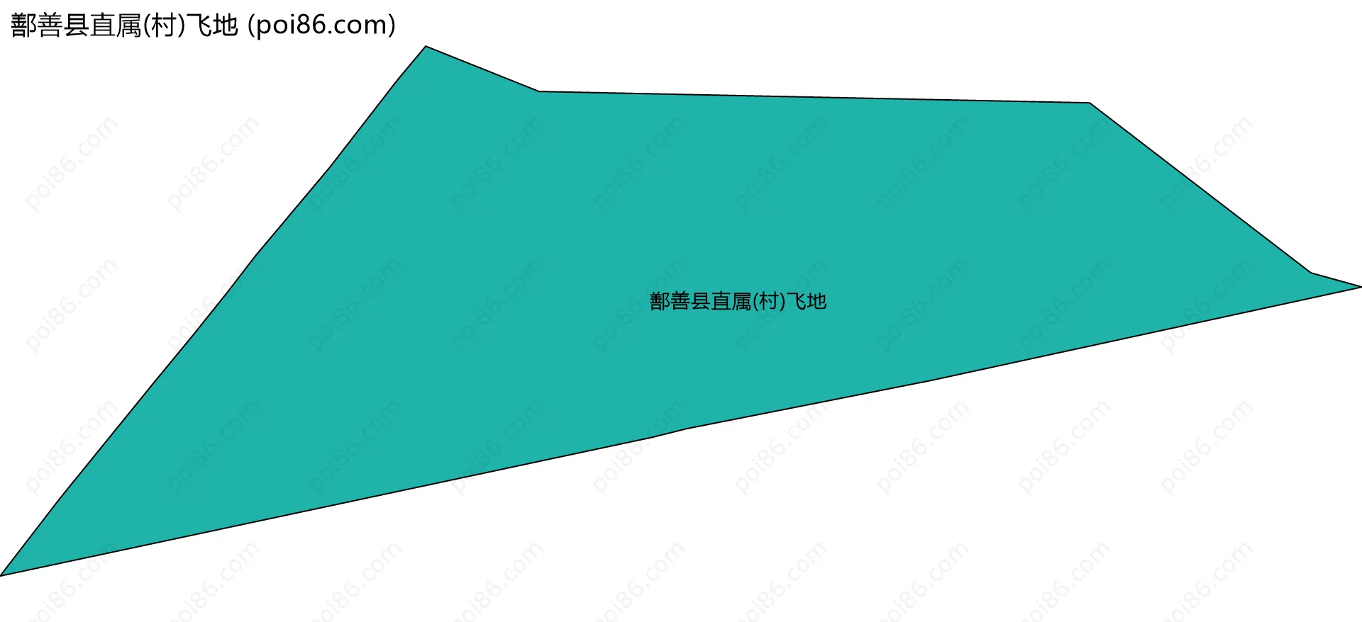鄯善县直属(村)飞地边界地图
