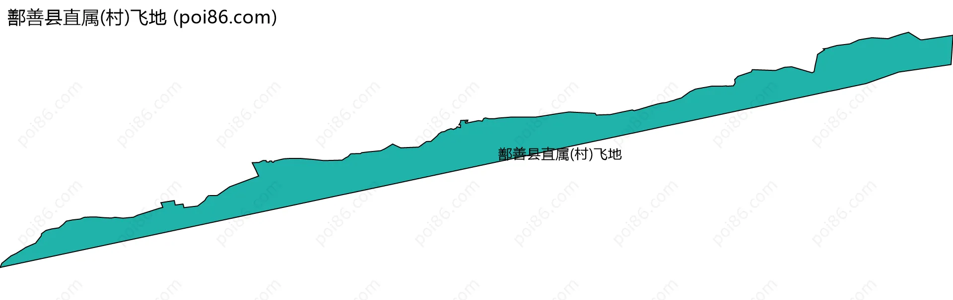 鄯善县直属(村)飞地边界地图