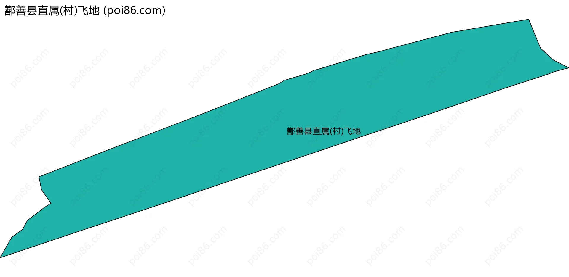 鄯善县直属(村)飞地边界地图