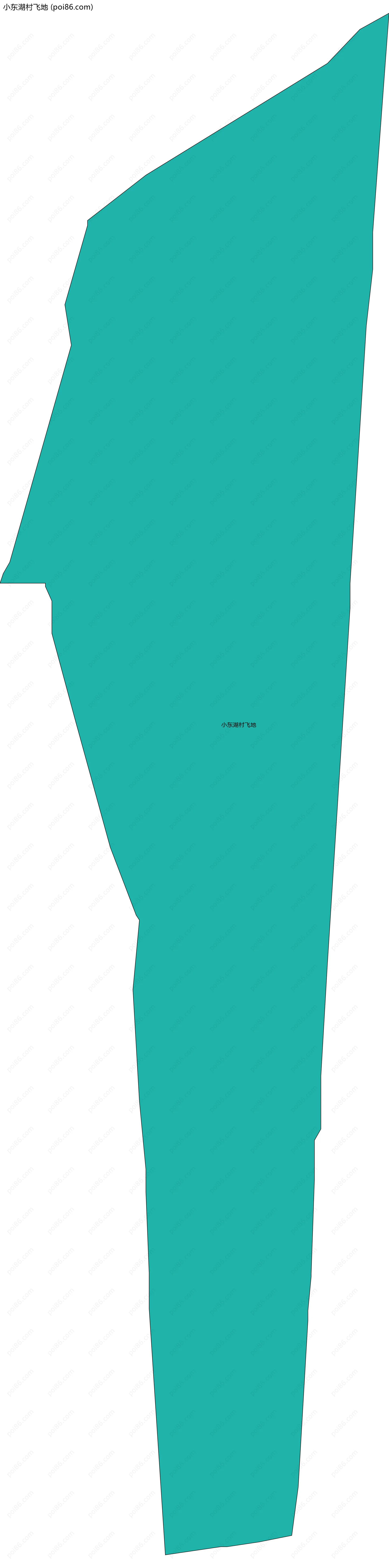 小东湖村飞地边界地图