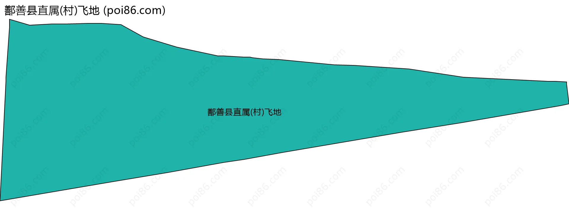 鄯善县直属(村)飞地边界地图